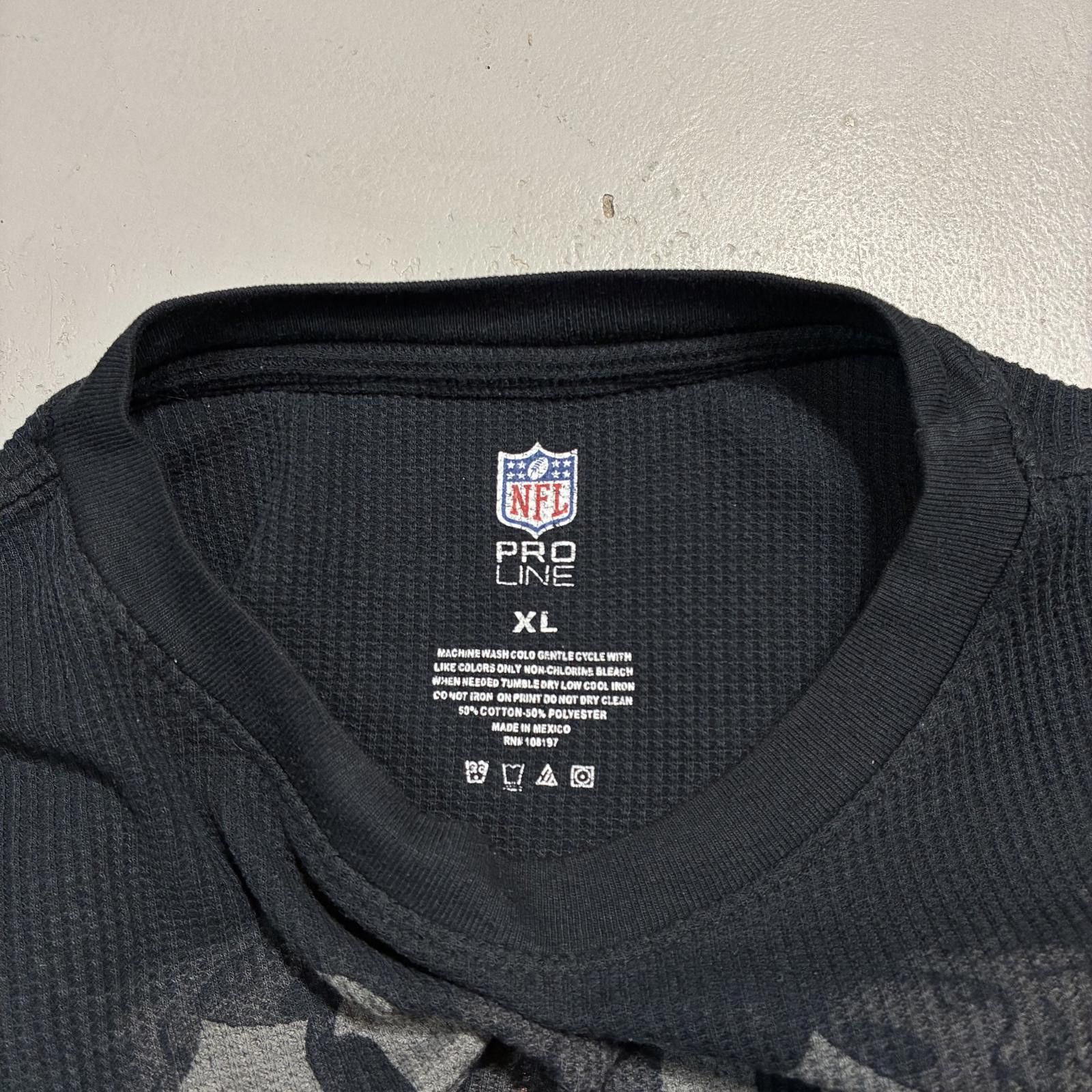 NFL Y2K NY Giants Affliction Style Long Sleeve Thermal Shirt Size US XL / EU 56 / 4 - 4 Thumbnail