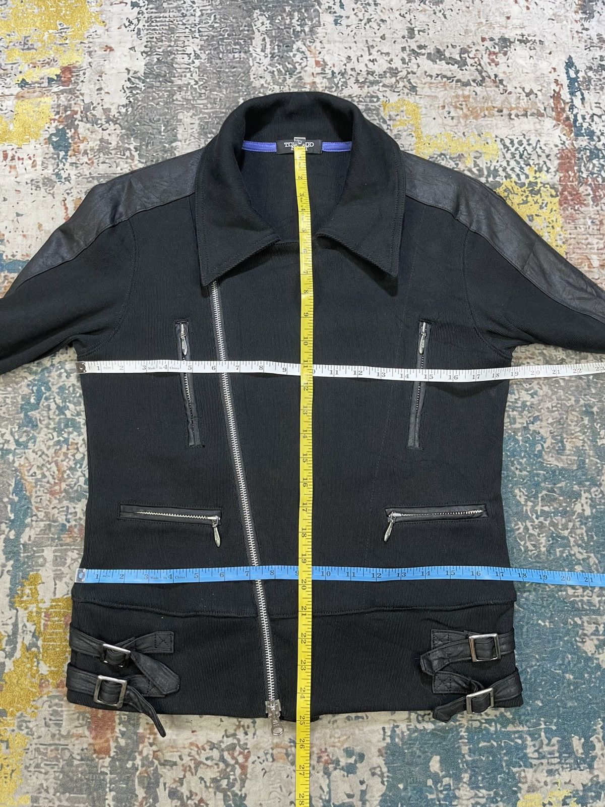 Tornado Mart Tornado Mart Assymetric Belted Punk Rider Jacket Size US S / EU 44-46 / 1 - 12 Thumbnail