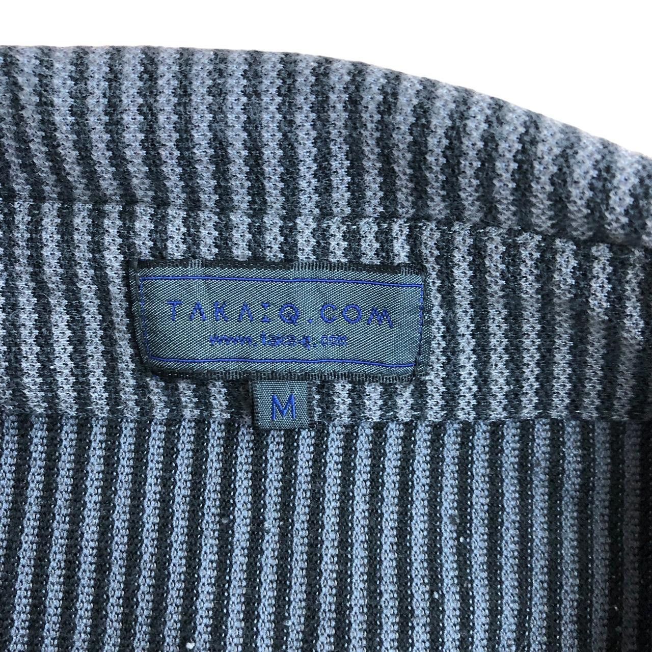 Takeo Kikuchi TAKEO KIKUCHI JAPAN Striped Slim Fit Polo Tee Shirt Top Size M / US 6-8 / IT 42-44 - 5 Thumbnail