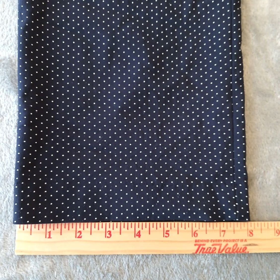 Vintage Lane Bryant Ankle Pants Womens Size 16 Blue Polka Dot 34x30.5 High Rise Dress Pant Straight Leg Size 16 Womens Regular Size 38" / US 16 / IT 52 - 7 Thumbnail