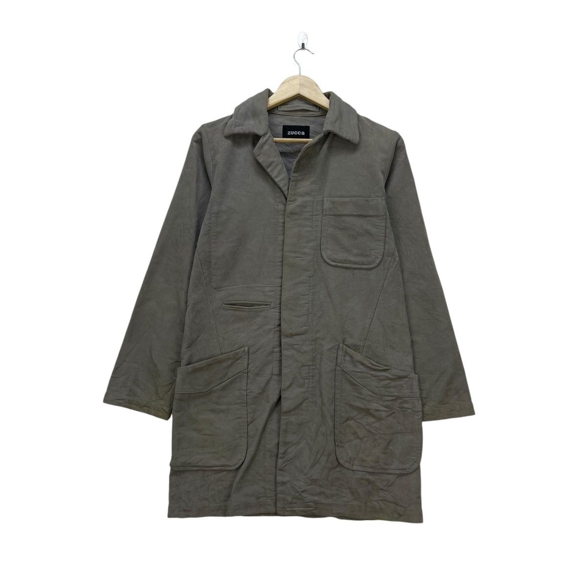 CABANE de ZUCCa × Zucca 💥Zucca Issey Miyake Long Coat Jacket Size Small Size S / US 4 / IT 40 - 1 Thumbnail