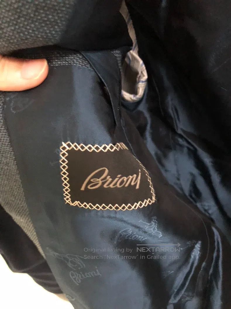Brioni Brioni Peacock Blue Knitted Suit Size US M / EU 48-50 / 2 - 2 Thumbnail