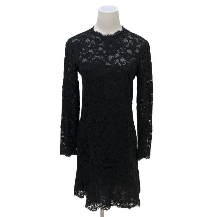 Valentino Valentino Black Lace Mini Dress Size 40 Size S / US 4 / IT 40 - 1 Thumbnail