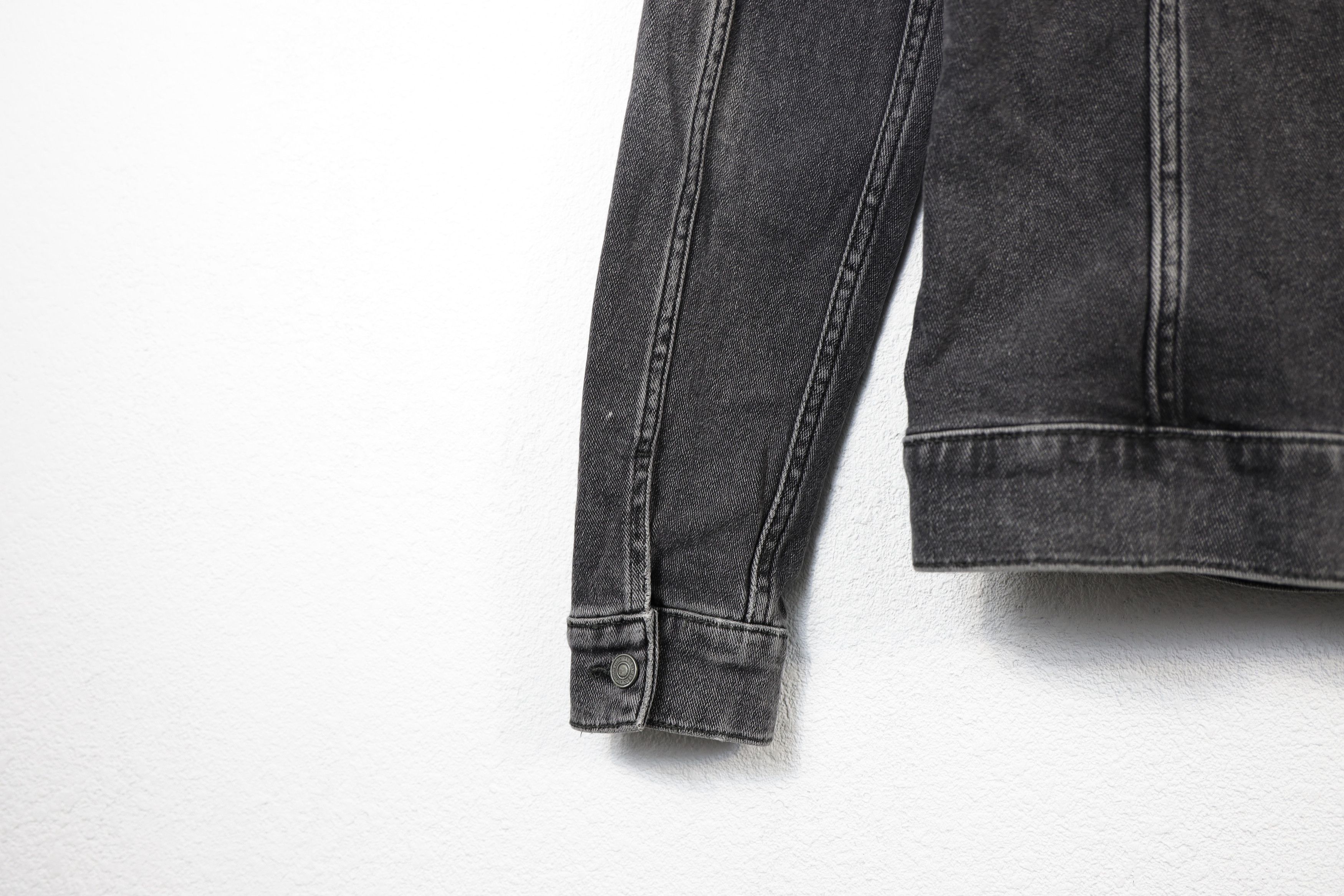 Allsaints Allsaints Jeans Track Suede Collar Creagan Denim Jacket Size US XS / EU 42 / 0 - 13 Thumbnail
