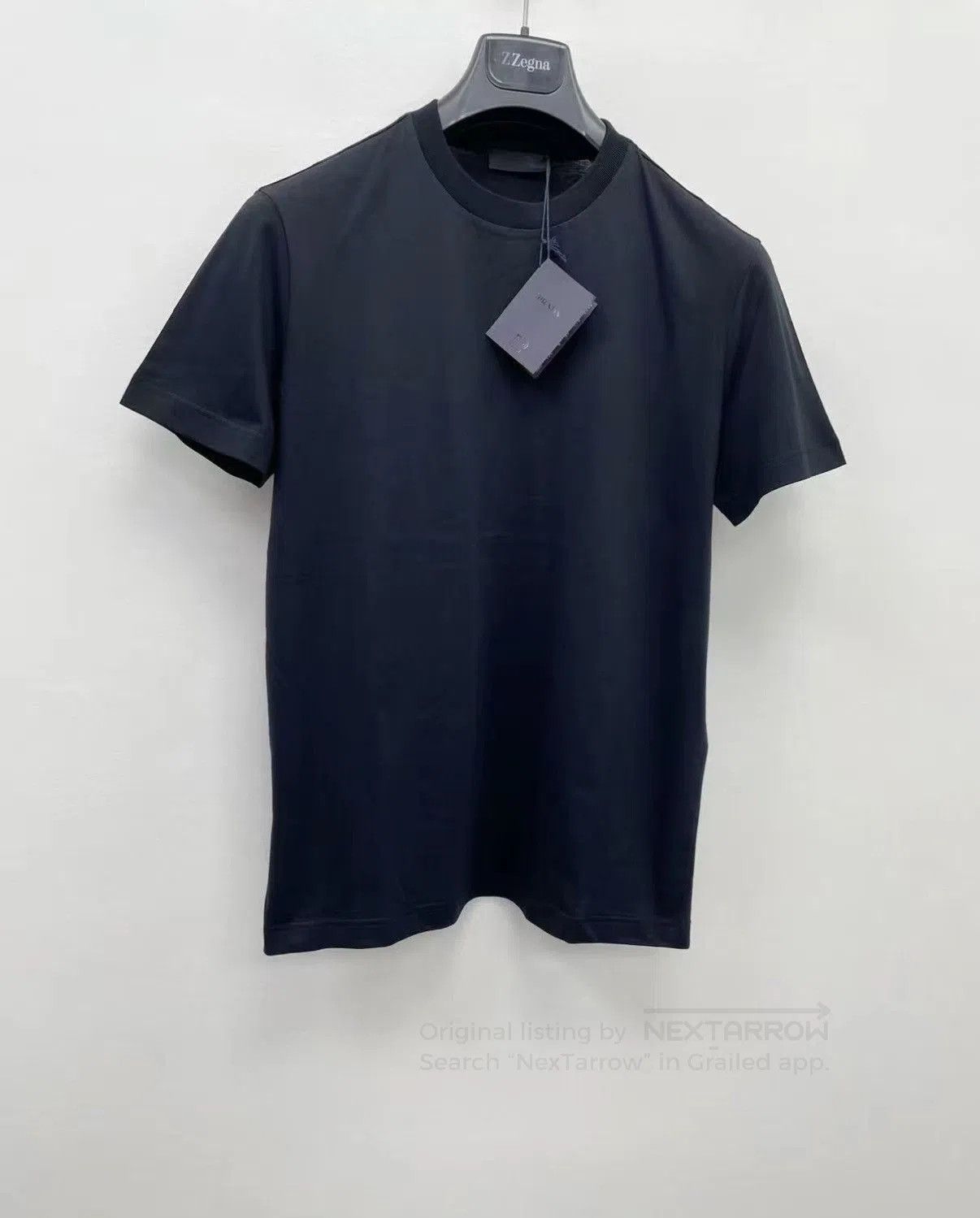 Prada Black Short-Sleeve Crew Neck T-Shirt. Size US S / EU 44-46 / 1 - 2 Thumbnail