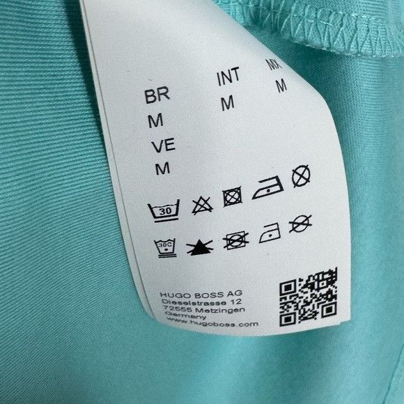 Hugo Boss Hugo Boss Paule 1 Slim Fit Luxury Cotton Polo Shirt Blue Gre Size US M / EU 48-50 / 2 - 3 Thumbnail