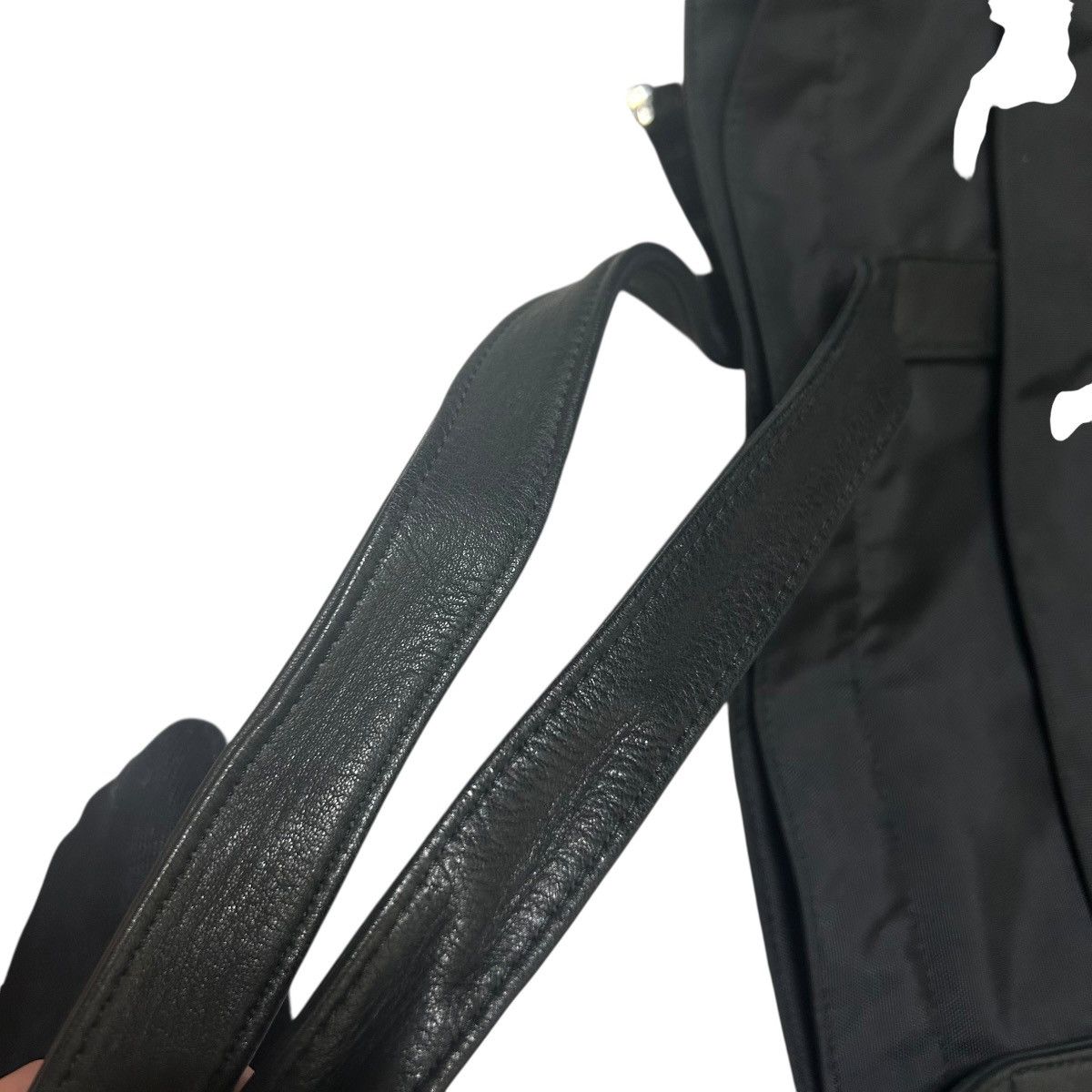 Yohji Yamamoto 530 90s Yohji Yamamoto Y'SACCS pour homme bag black vintage Size ONE SIZE - 15 Thumbnail