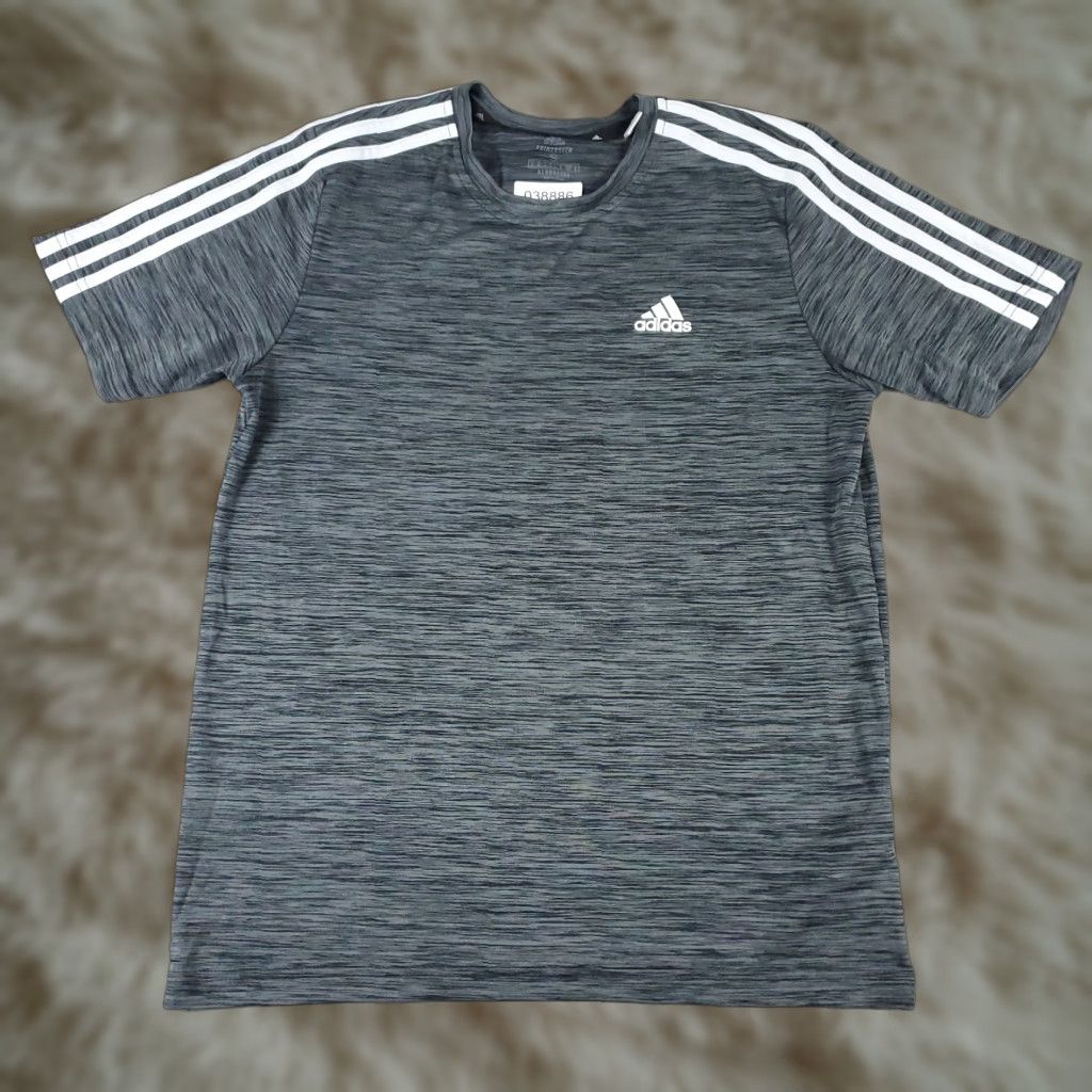 Adidas Adidas T Shirt Mens Size Small Gray Gym Active Work Out Short Sleeve Size US S / EU 44-46 / 1 - 1 Thumbnail