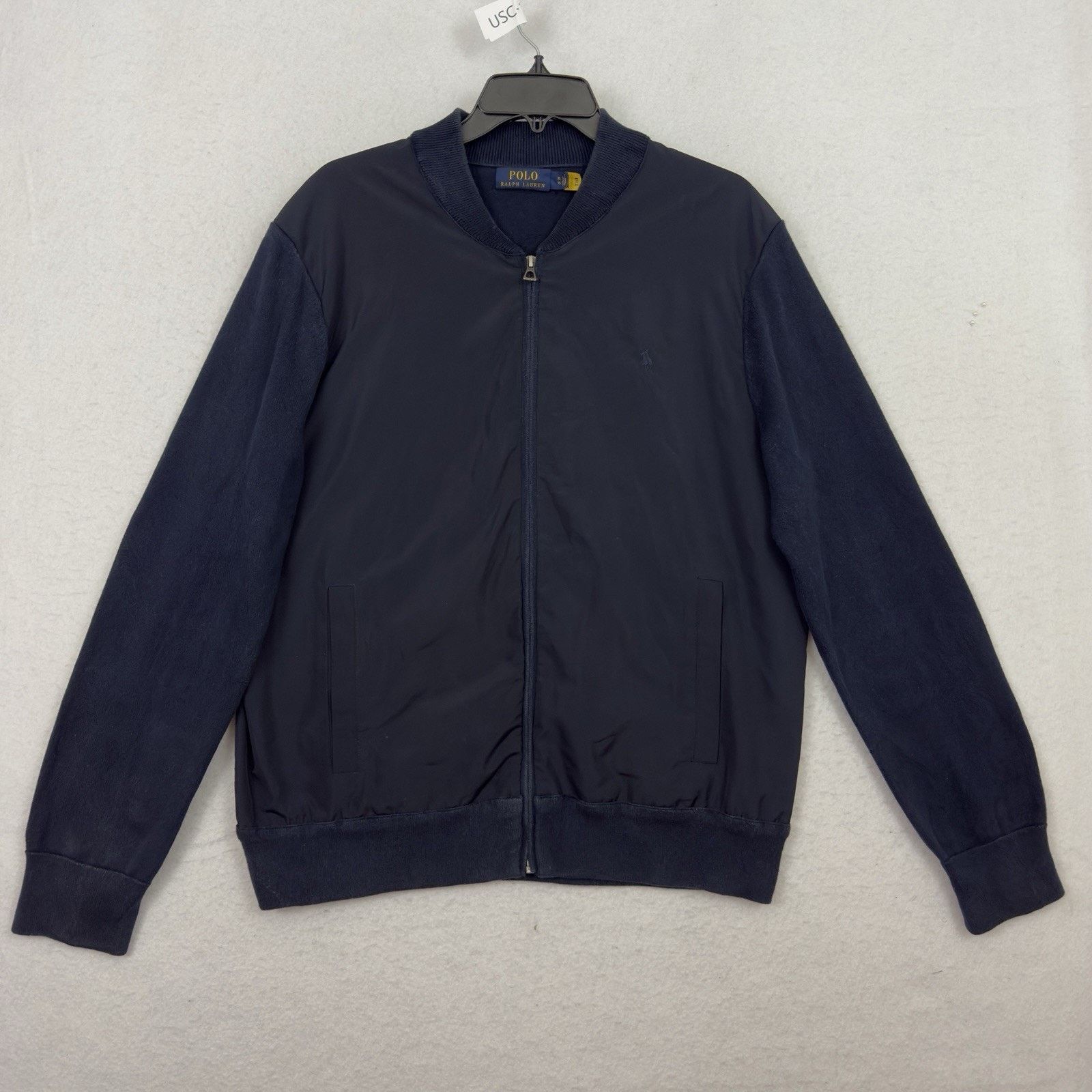 Polo Ralph Lauren Polo Ralph Lauren Bomber Jacket Mens XL Navy Hybrid Size US XL / EU 56 / 4 - 3 Thumbnail