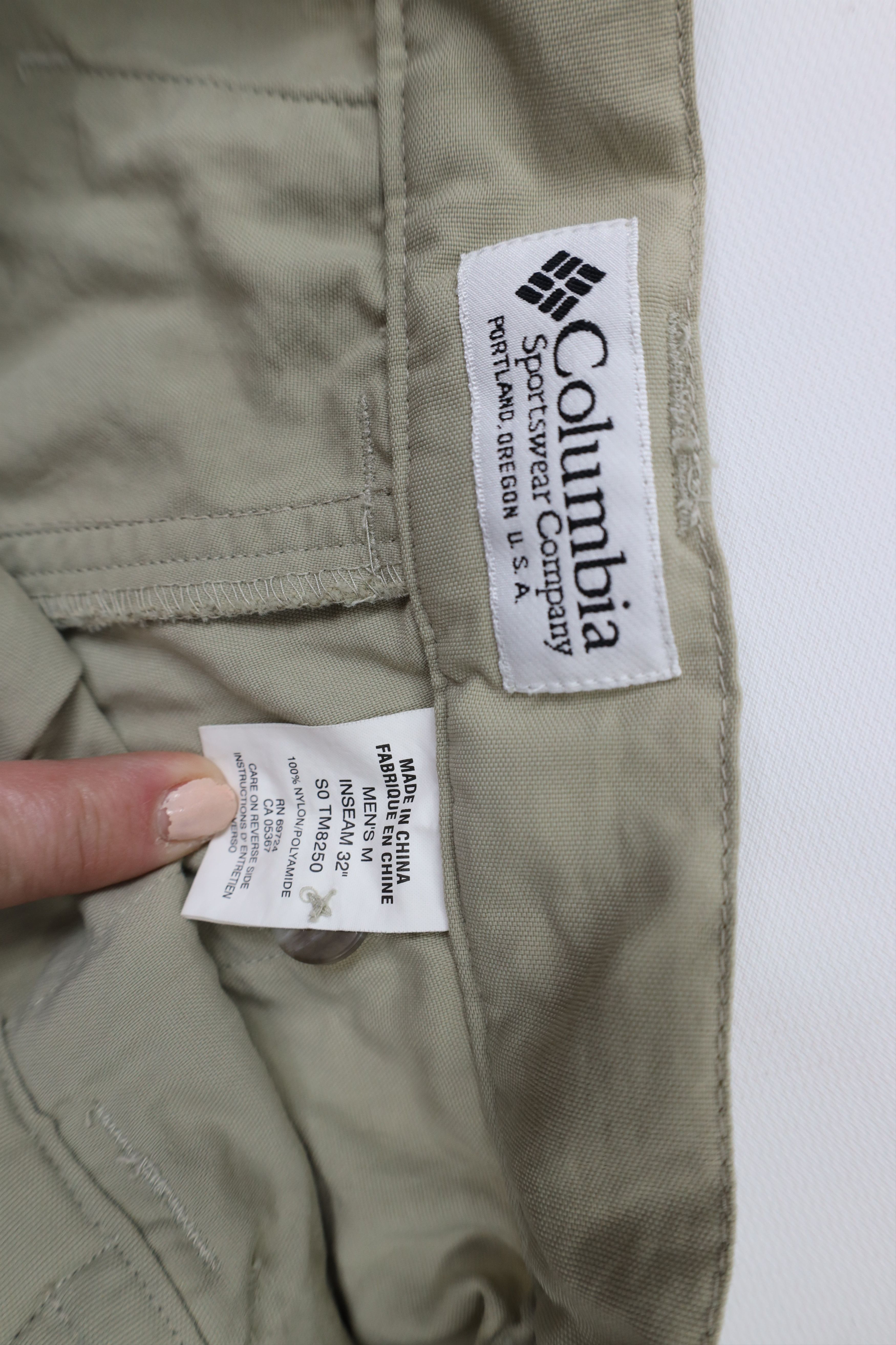Columbia × Vintage Vintage Y2K Columbia Wide Leg Convertible Cargo Pants Shorts Size US 32 / EU 48 - 10 Thumbnail