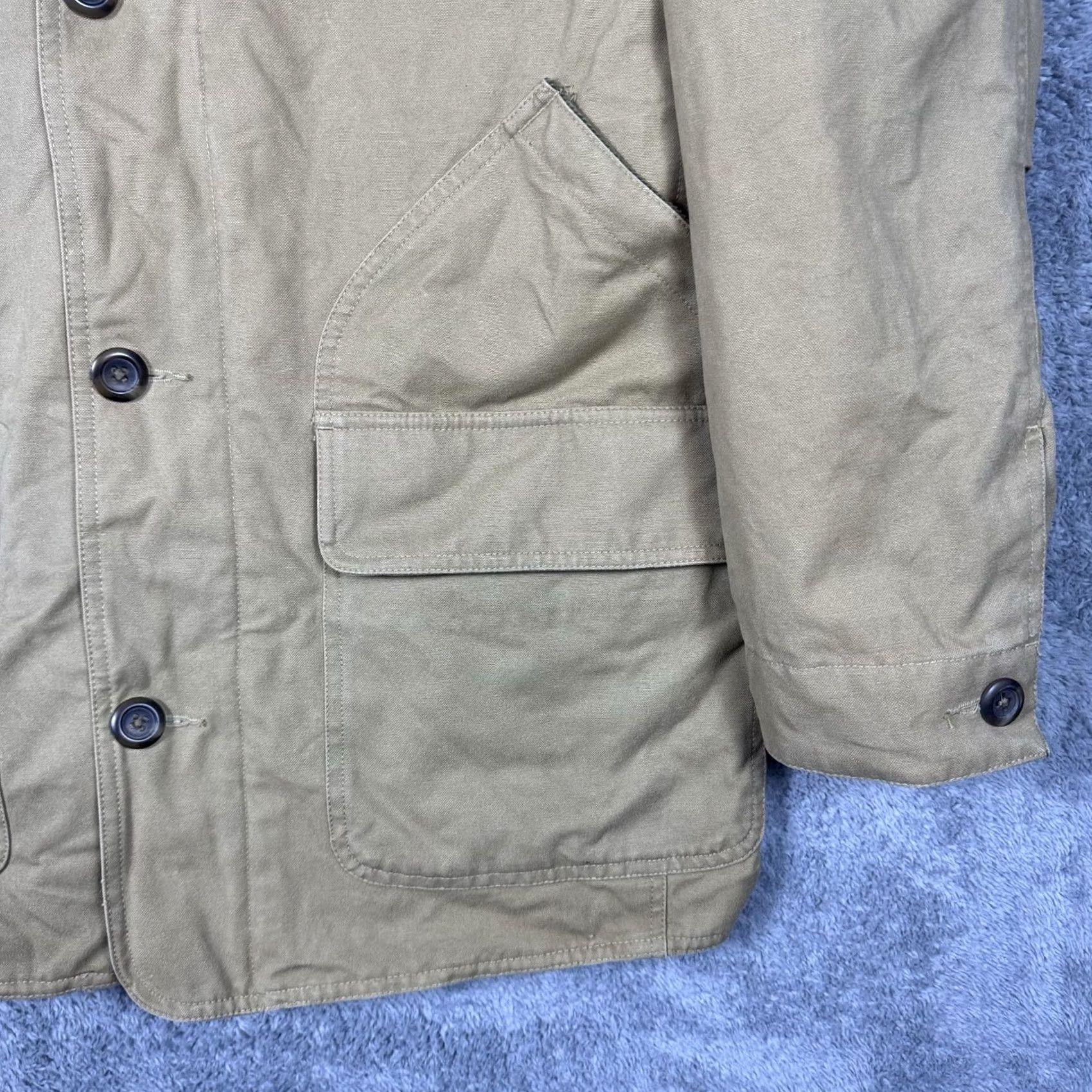 Gap VINTAGE Gap Jacket Mens L Canvas Chore Coat Quilted Utility Corduroy Cuff Collar Jacket/Coat Size US L / EU 52-54 / 3 - 3 Thumbnail