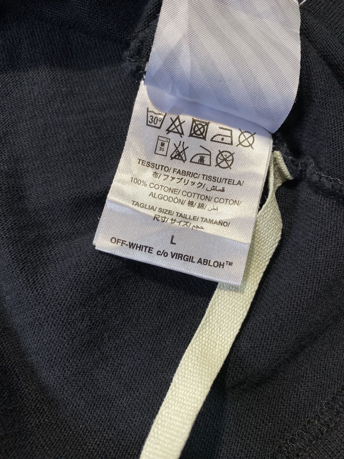Off-White Off-White c/o Virgil Abloh Mirror Mirror Finger Graphic Tees Size US L / EU 52-54 / 3 - 16 Thumbnail