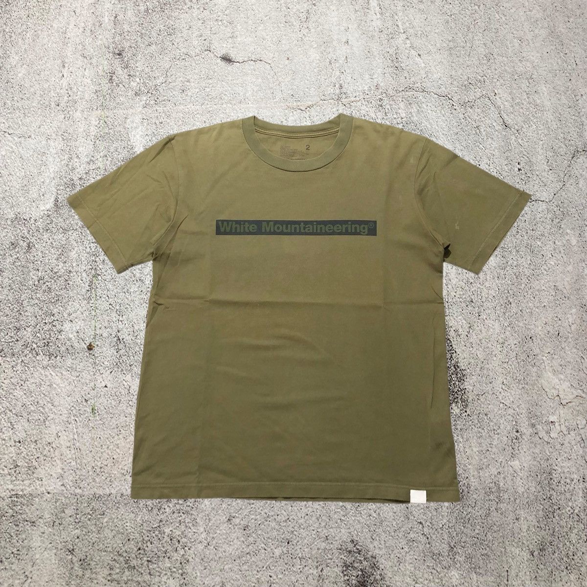 White Mountaineering 🇯🇵 White Mountaineering Logo Japan Box T-shirt Green Army Size US M / EU 48-50 / 2 - 1 Thumbnail