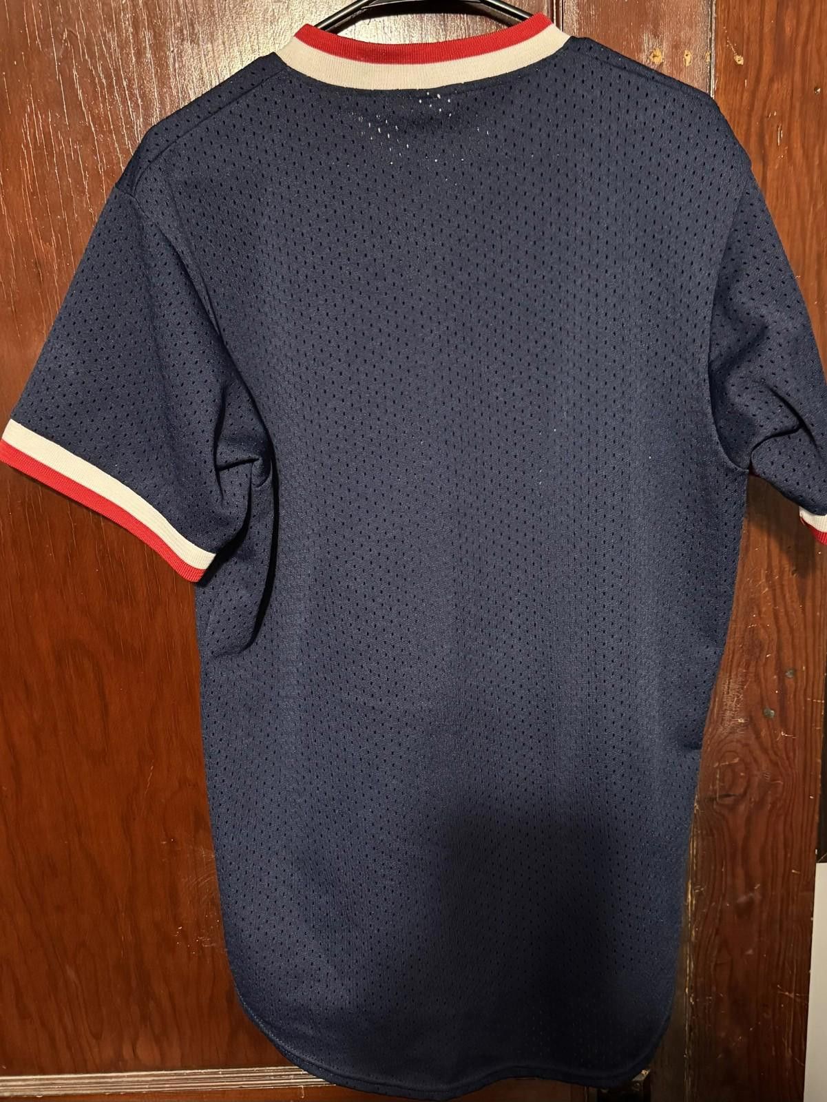 Majestic Boston Red Sox Majestic Vintage Jersey Men's Size L Blue Size ONE SIZE - 2 Thumbnail