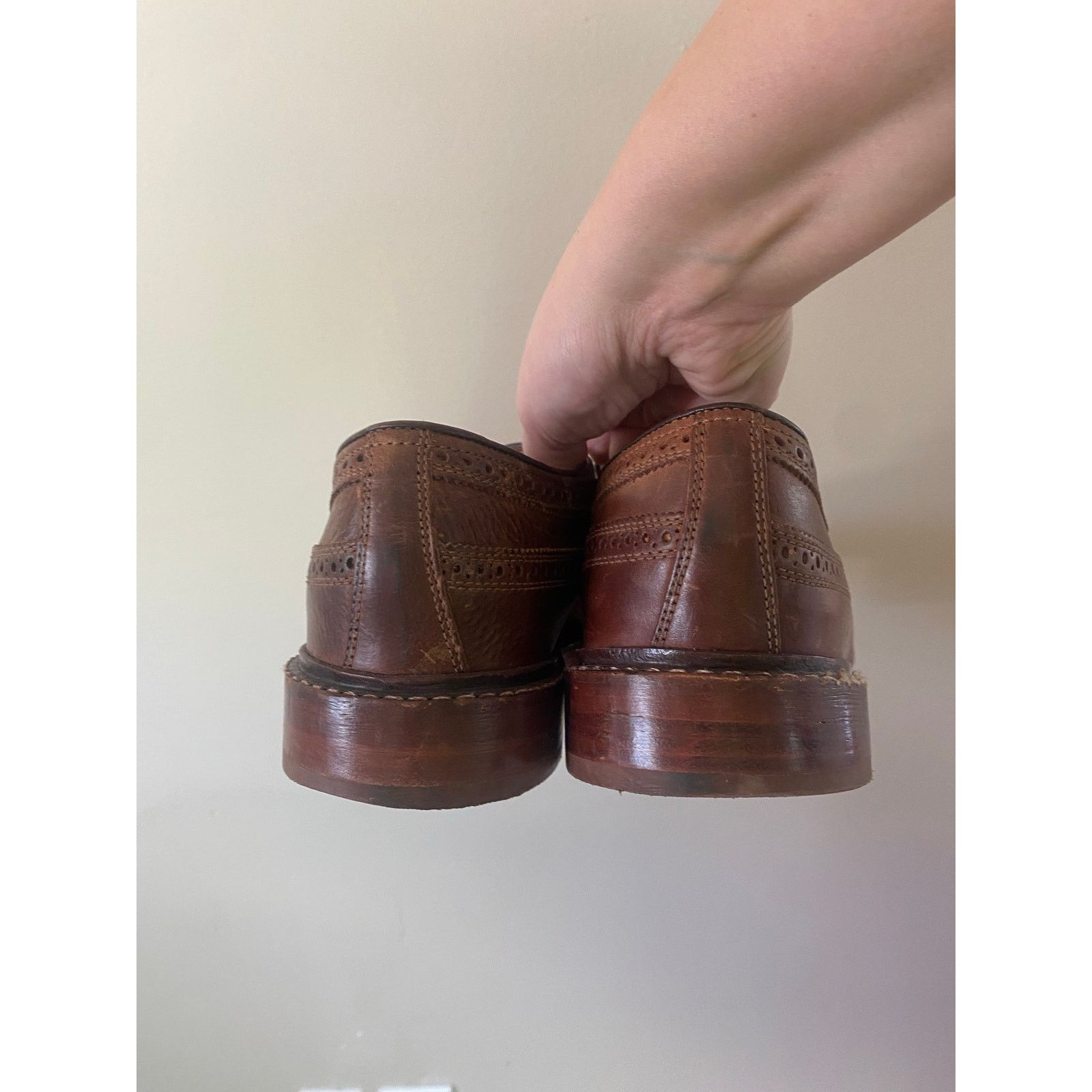 Florsheim Florsheim brown leather long wingtip brogue Oxfords 10.5 Size US 10.5 / EU 43-44 - 5 Thumbnail