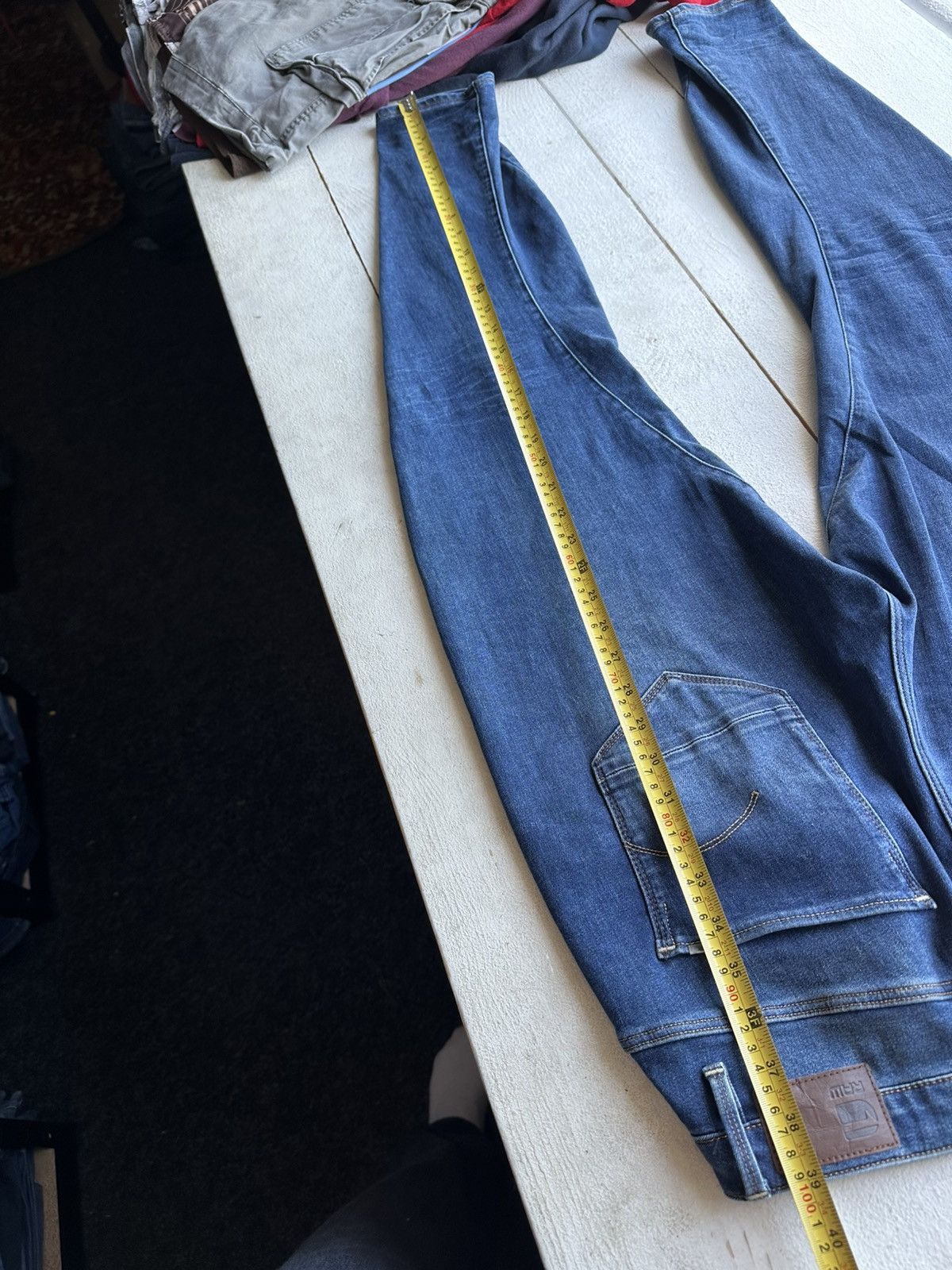 G-Star 🚨PUNK G STAR OPIUM 96 BLUE MENS JEANS Y2k BIKER Size US 28 / EU 44 - 15 Thumbnail
