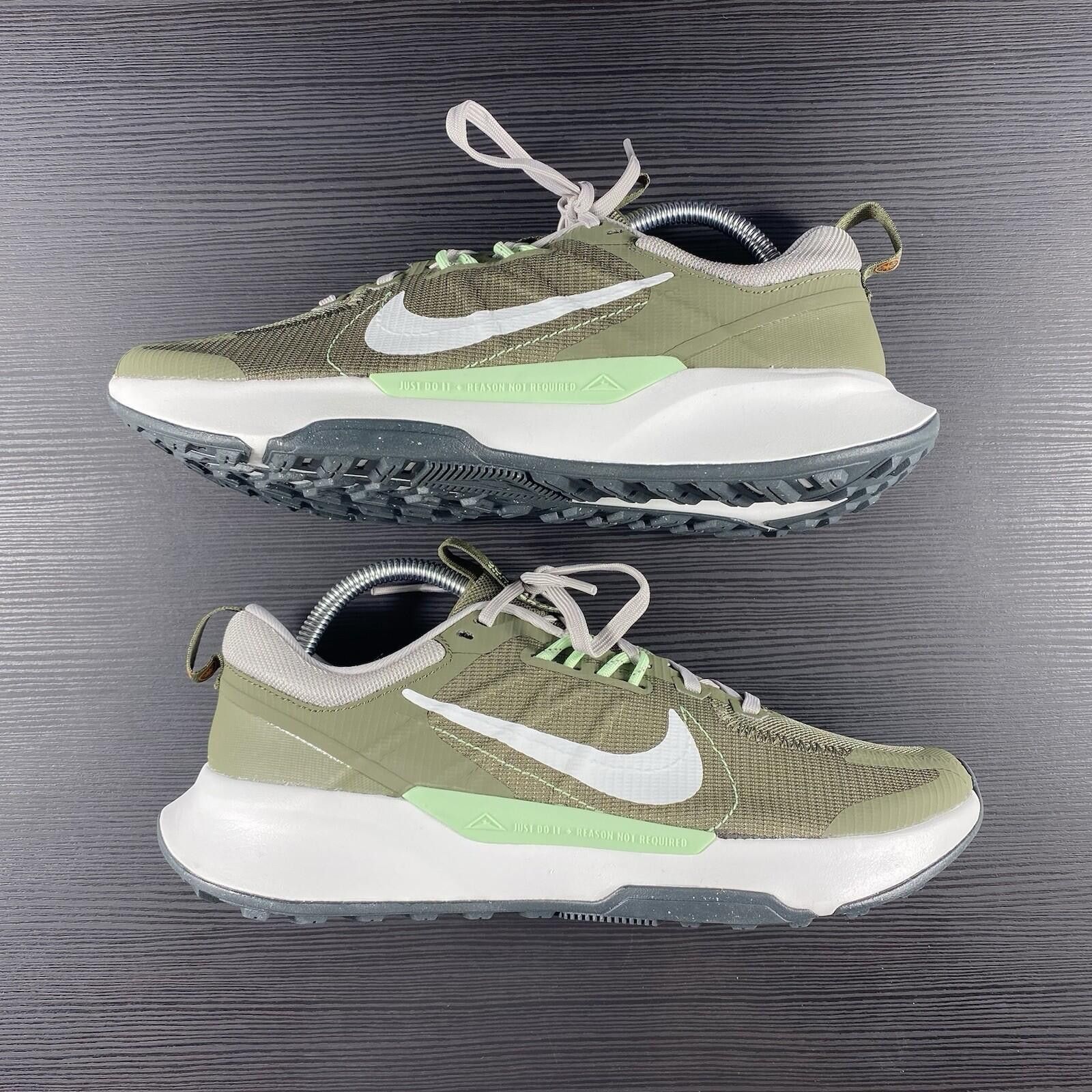 Nike UK 7.5 Nike Juniper Trail 2 Medium Olive Shoes DM0822-200 Size US 8.5 / EU 41-42 - 2 Thumbnail