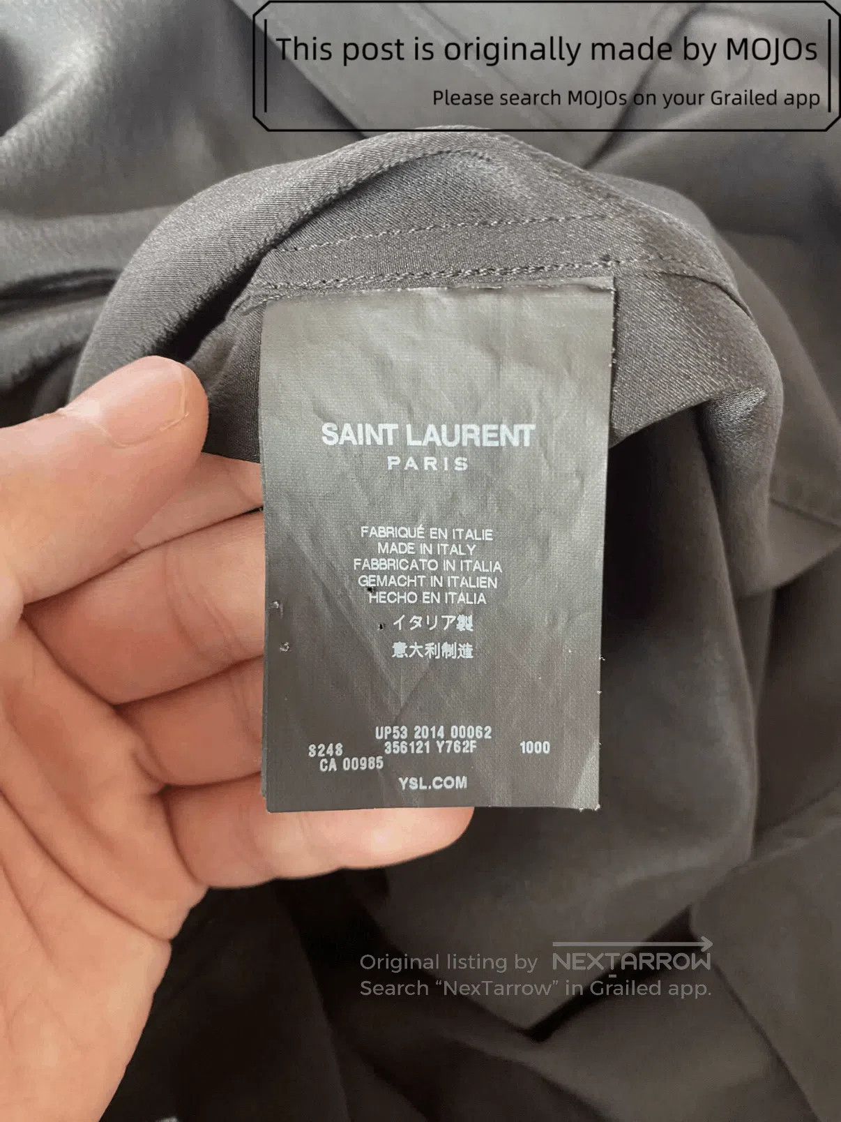 Saint Laurent Paris Sz 38 Saint Laurent Paris 14AW Leopard Patch Shirt mojos152 Size US M / EU 48-50 / 2 - 5 Thumbnail