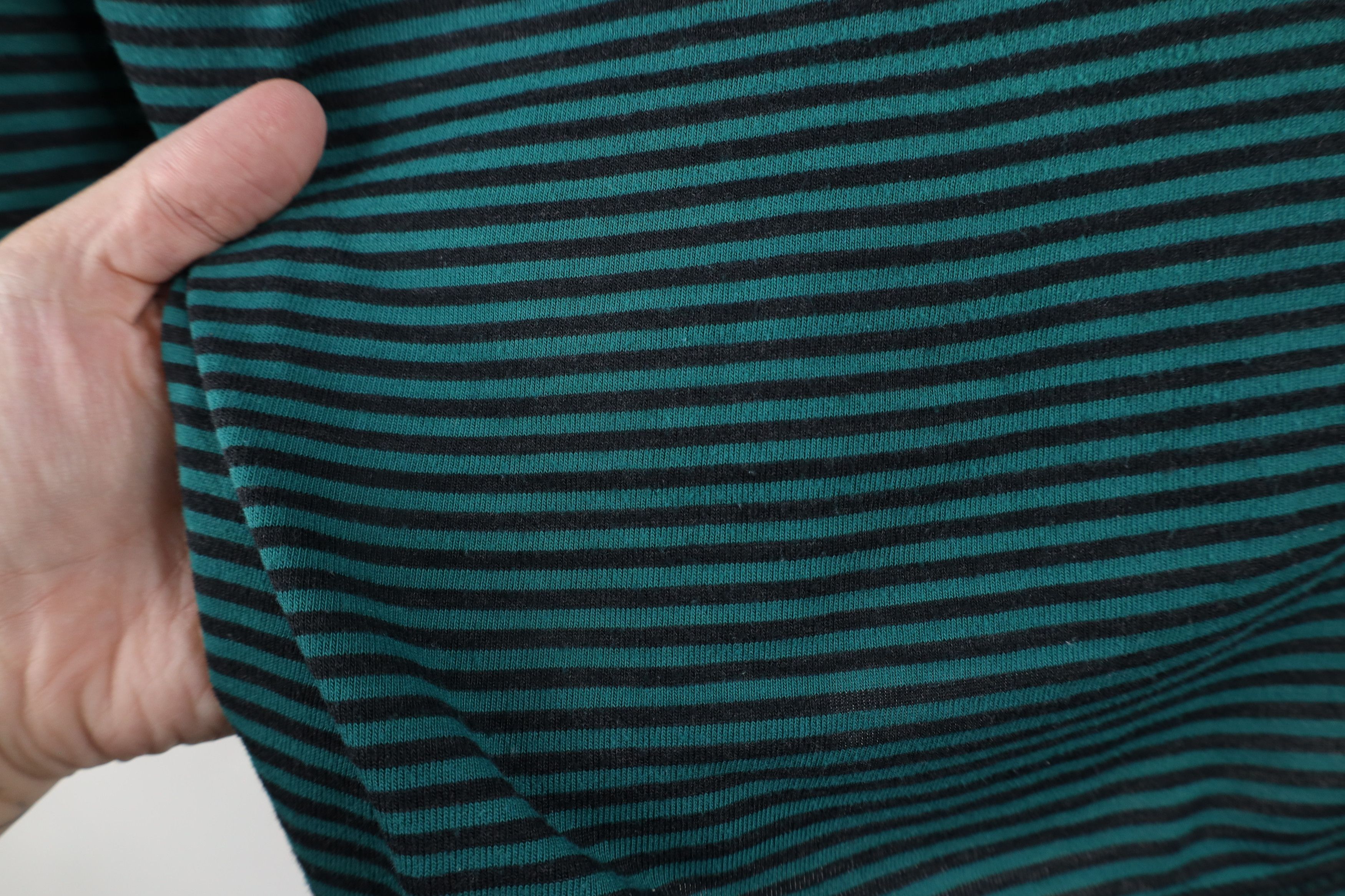 Vintage Vintage 90s Streetwear Striped Long Sleeve Henley T-Shirt Size M / US 6-8 / IT 42-44 - 5 Thumbnail