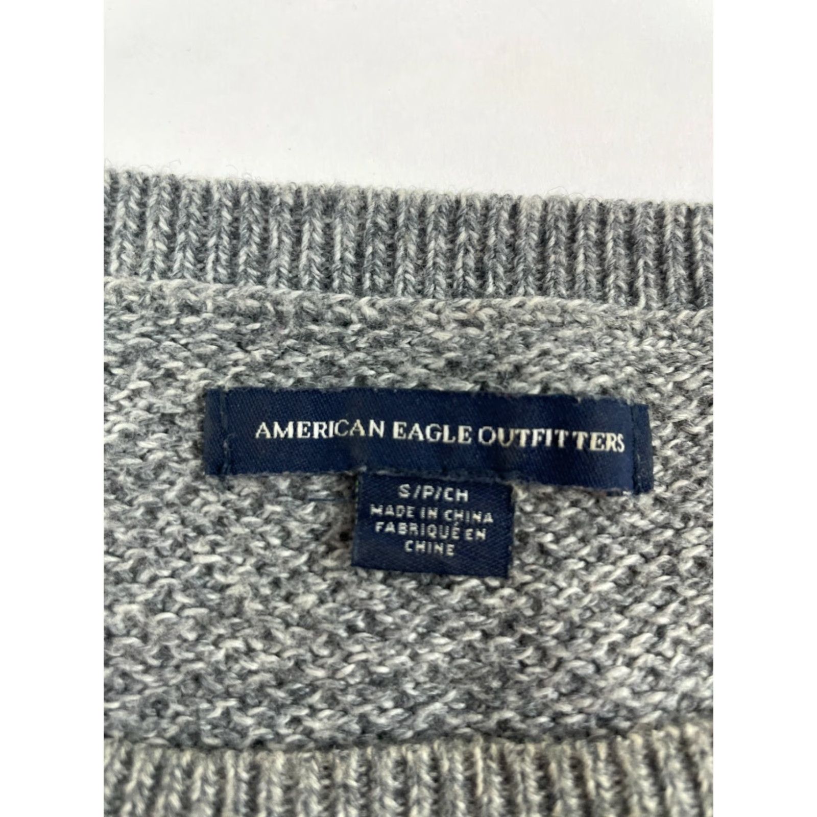 American Eagle Outfitters American Eagle Outfitters Sweater Women's Size S Gray Ombre Laced Long Sleeve Size S / US 4 / IT 40 - 6 Thumbnail