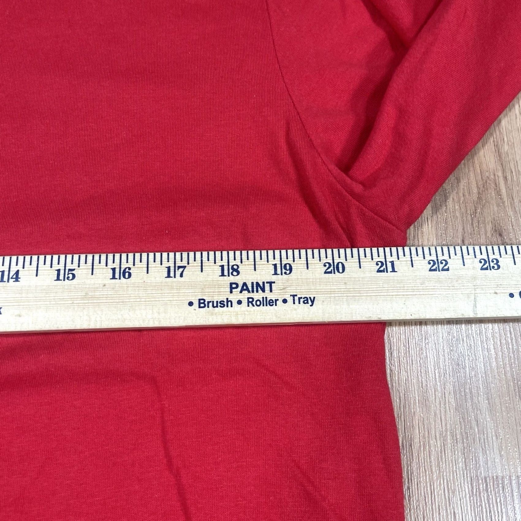 Vintage Victoria Jones Shirt Womens XL Red Long Sleeve Cotton-Polyester Blend Vintage: No Size XL / US 12-14 / IT 48-50 - 7 Thumbnail