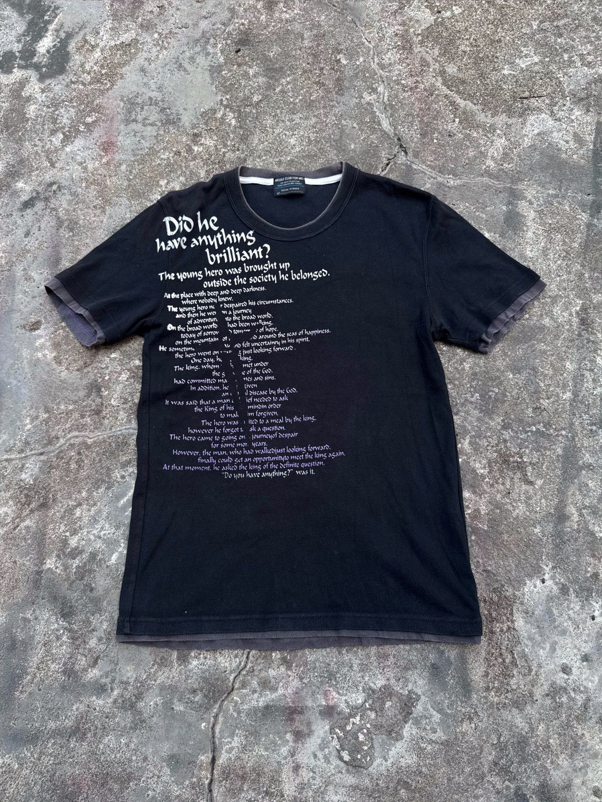 14th Addiction Nicole Club For Men NCFM Poem Crosses T shirt Size US M / EU 48-50 / 2 - 1 Thumbnail