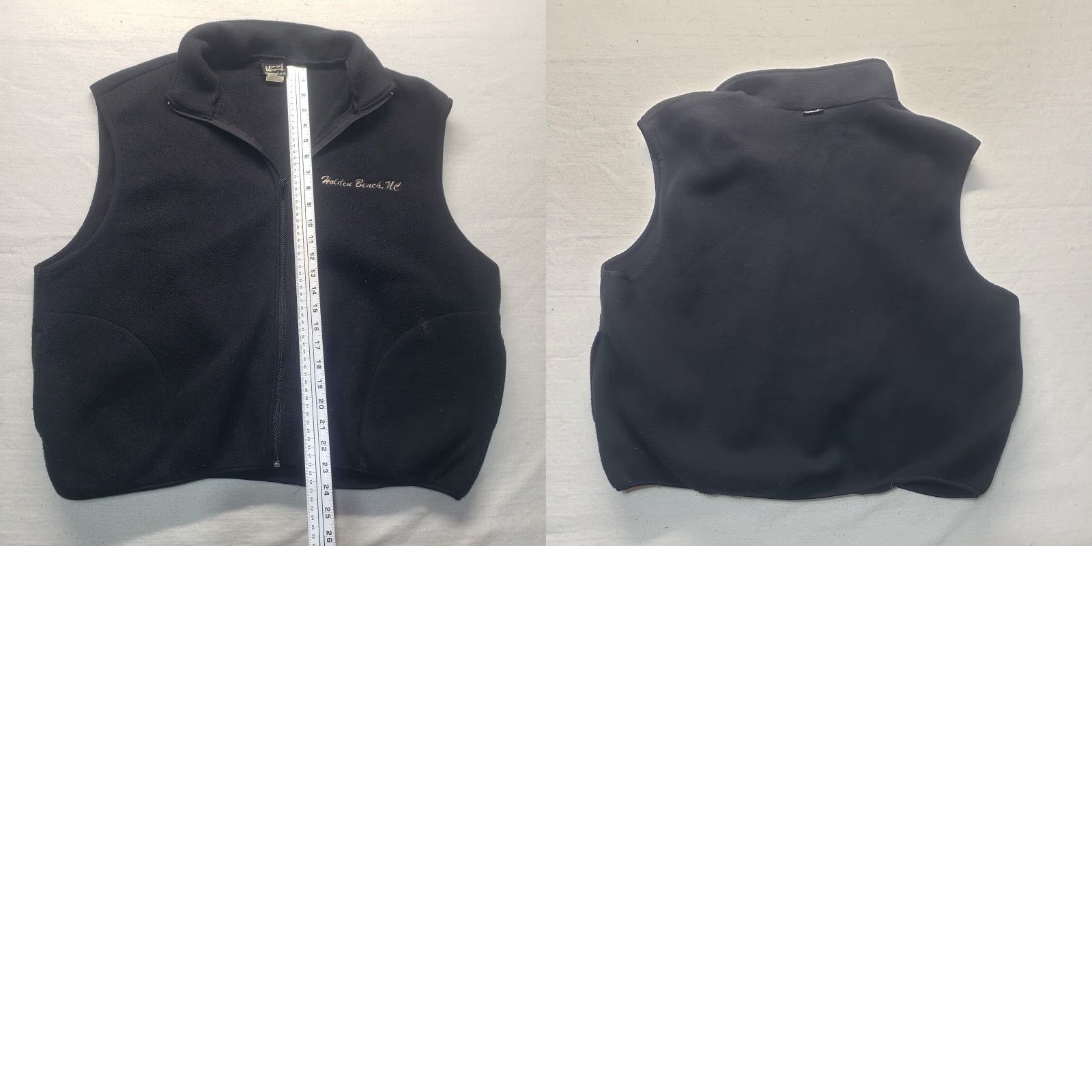 Vintage VINTAGE Holden Beach NC Crewneck Vest Sweater Sweatshirt Men XL Black Pullover 80s 90s Shirt Mens Size US XL / EU 56 / 4 - 8 Thumbnail