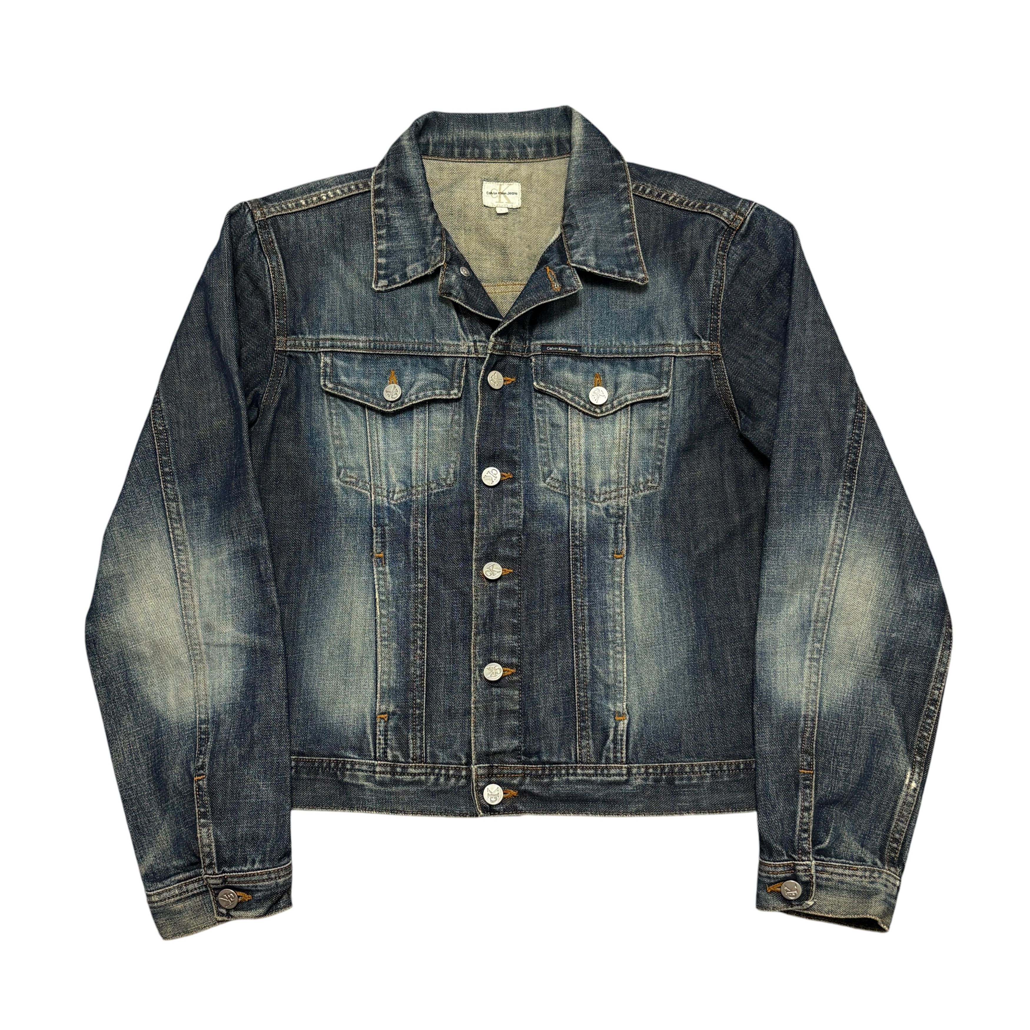 Calvin Klein Vintage Calvin Klein Jeans Y2K Womens Denim Jacket Trucker Size L / US 10 / IT 46 - 1 Thumbnail