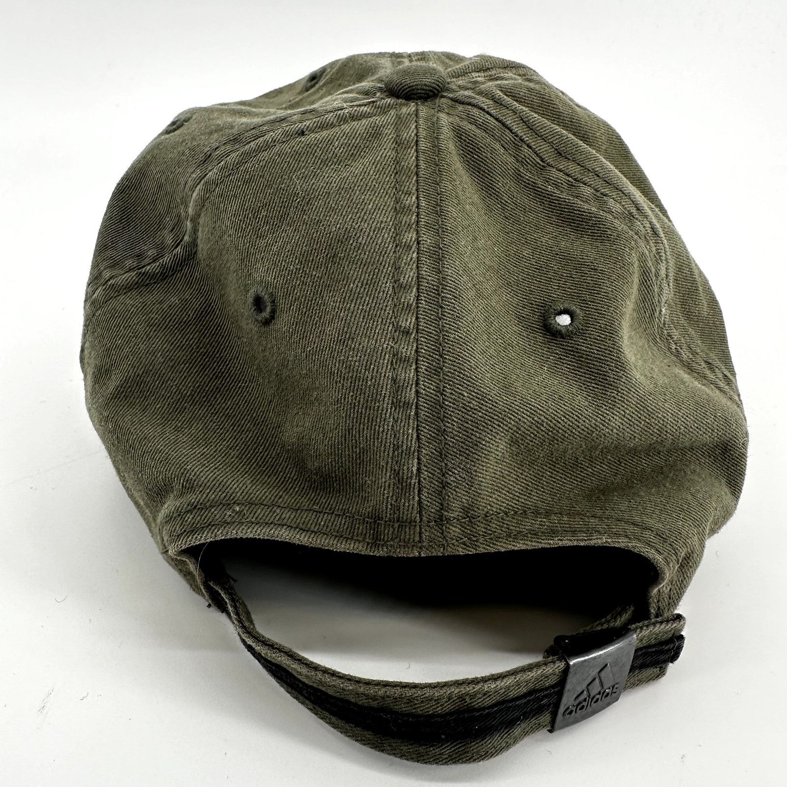 Adidas Adidas 3 Striped Baseball Cap Embroidered Adjustable Olive Size ONE SIZE - 5 Thumbnail