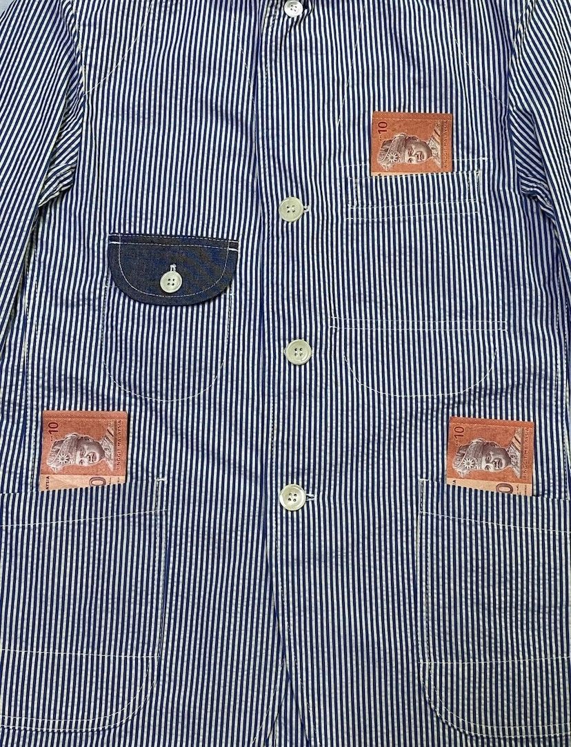 Comme des Garcons AD2012 Junya Watanabe Comme Des Garçons Stripes Blazer/Coat Size US S / EU 44-46 / 1 - 16 Thumbnail