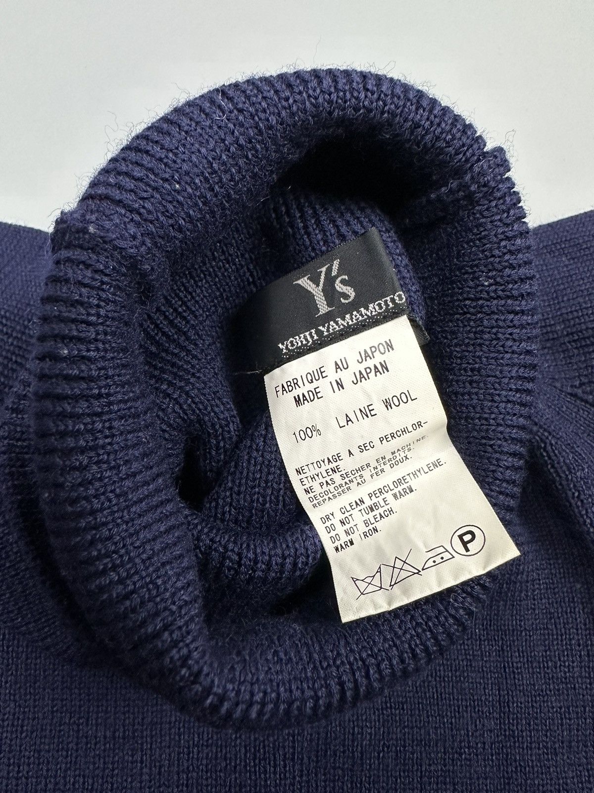Y's × Yohji Yamamoto Y’s Yohji Yamamoto Turtle Neck Tees Size M / US 6-8 / IT 42-44 - 5 Thumbnail