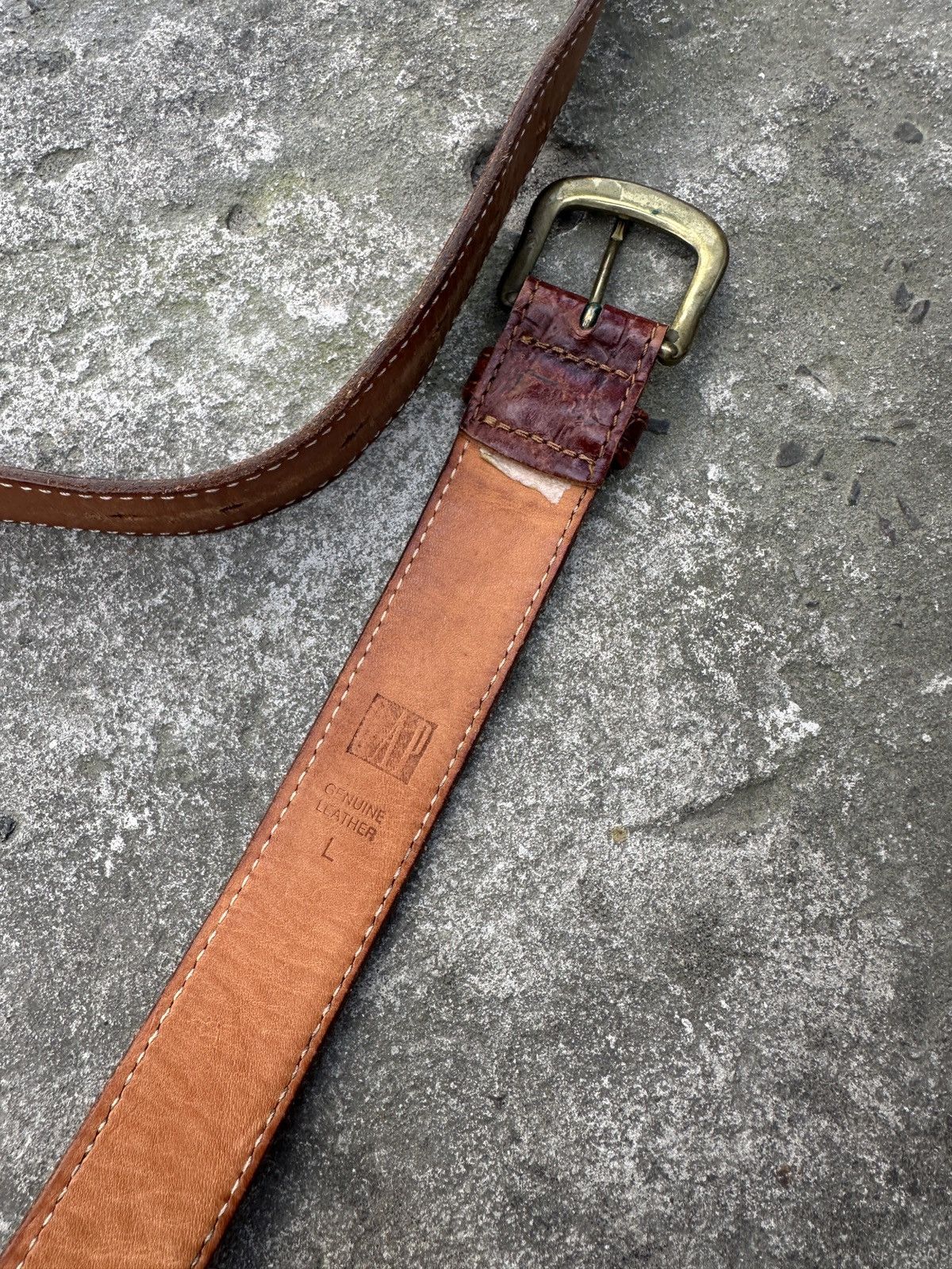 Gap Y2K Gap Snake Belts Streetwear Rare Casual Style USA Leather Size ONE SIZE - 3 Thumbnail