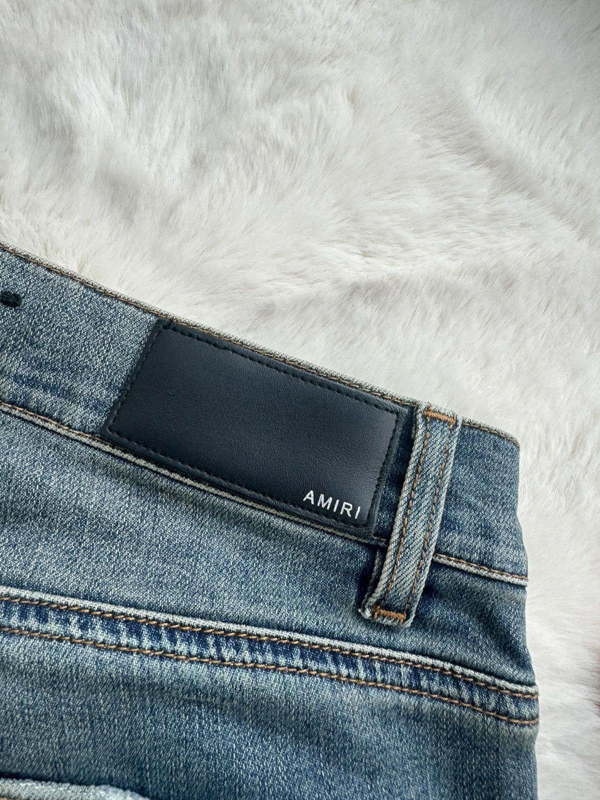 Amiri Amiri Indigo Night Palm Trees Thrasher Jeans Size US 30 / EU 46 - 3 Thumbnail