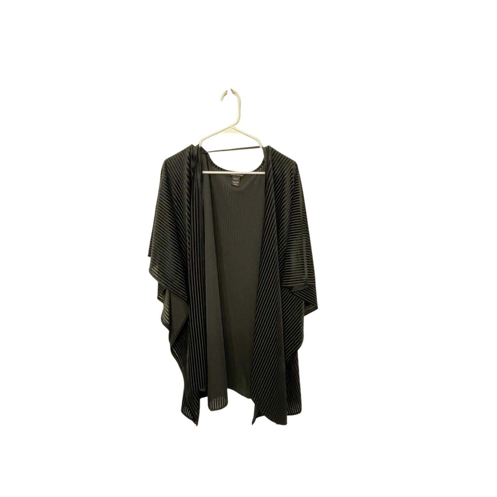Other Lane Bryant Black Velvet Open Front Cardigan One Size Size ONE SIZE - 2 Thumbnail