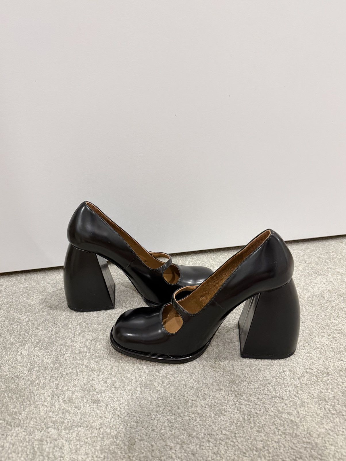Shushu/Tong SHUSHU/TONG Mary Jane Leather Heels Size US 6 / IT 36 - 5 Thumbnail