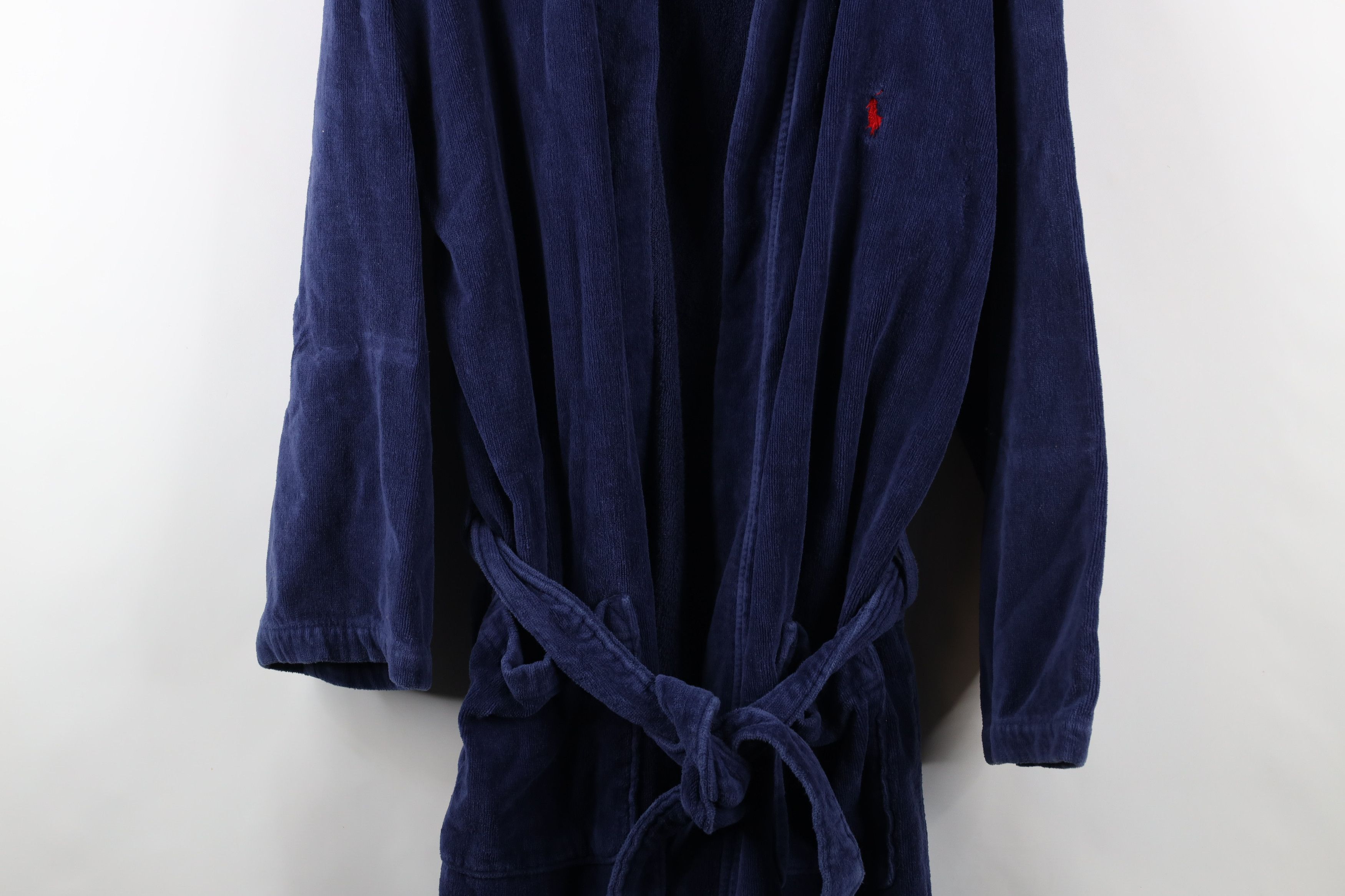 Polo Ralph Lauren Vintage 90s Ralph Lauren Faded Heavy Belted Bath Robe Size US M / EU 48-50 / 2 - 3 Thumbnail