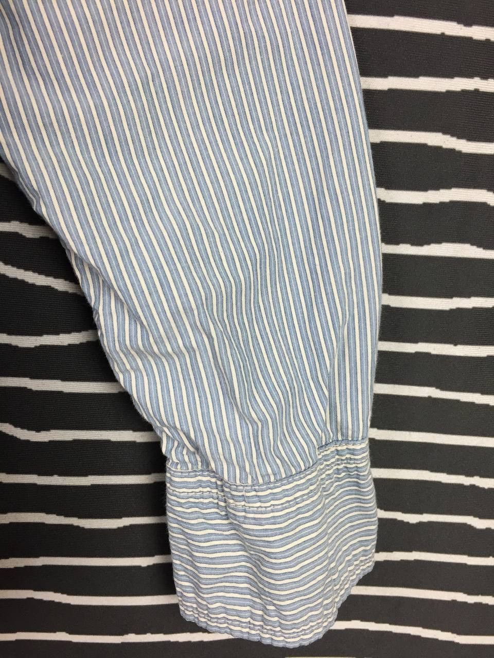 Nanamica Nanamica Japanese Brand Striped Button Up Shirt Size US S / EU 44-46 / 1 - 6 Thumbnail