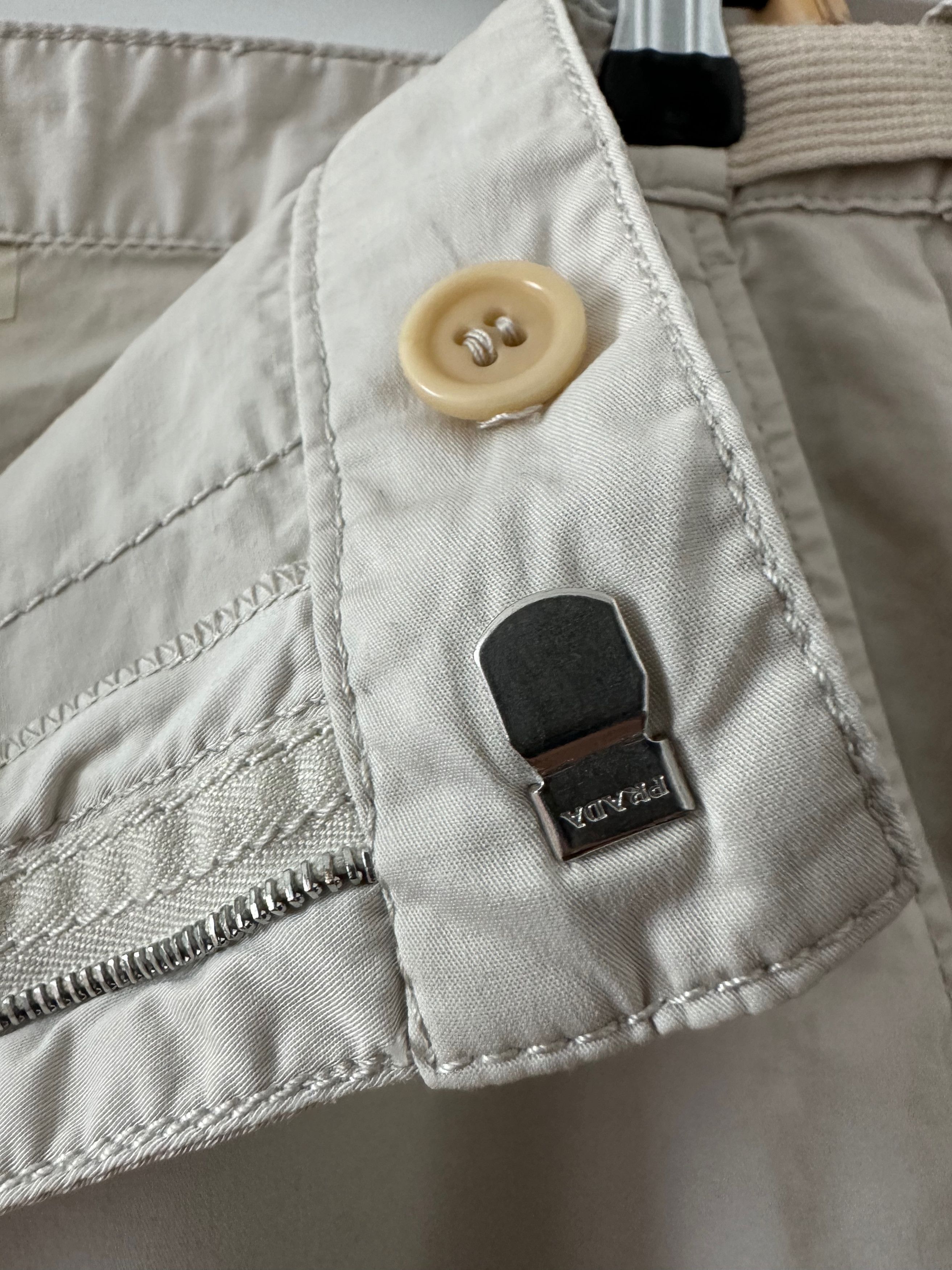 Prada Prada cream trousers pants distressed Size US 34 / EU 50 - 7 Thumbnail