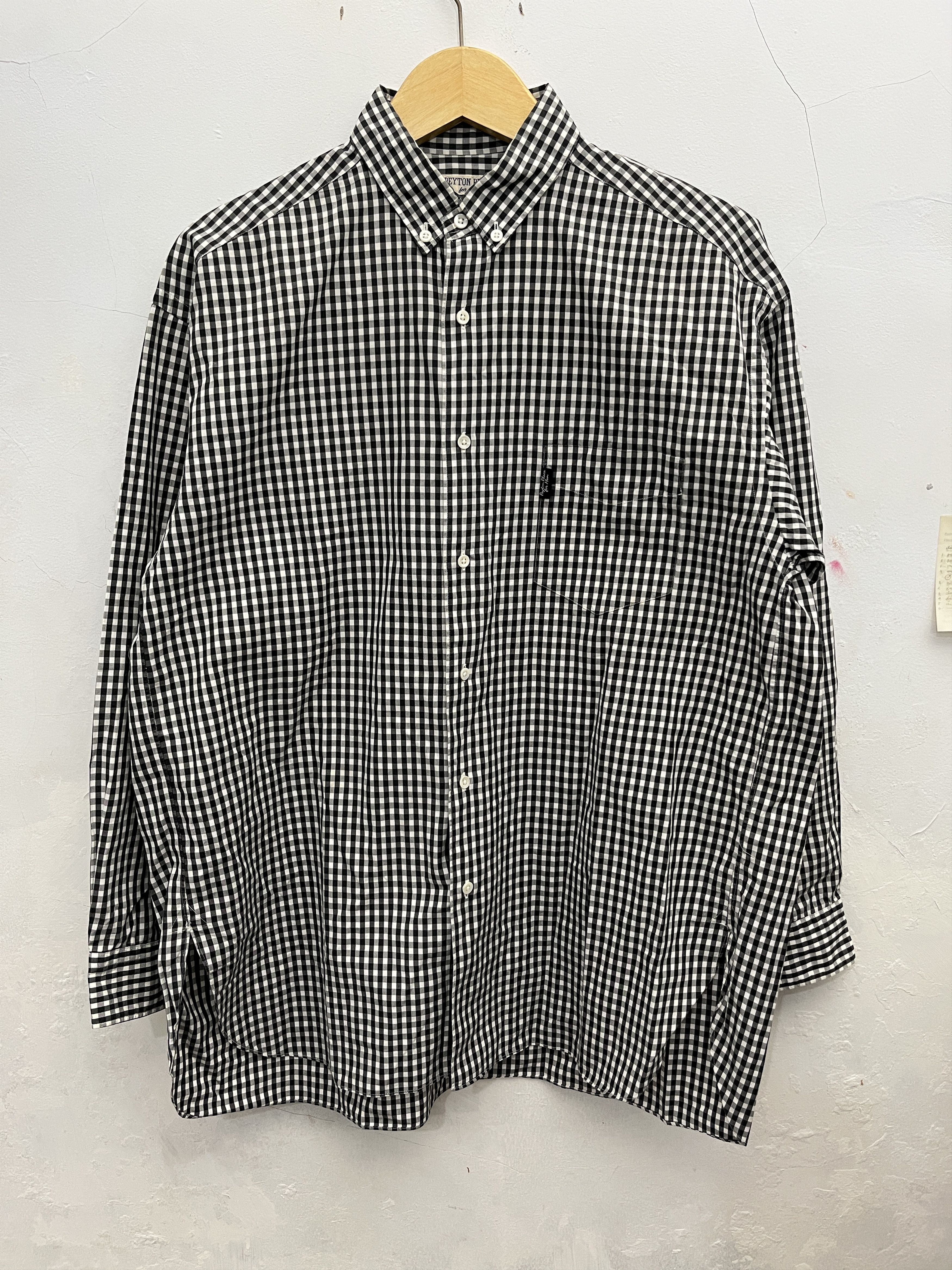 PPFM Vintage PPFM Checkered Shirt Black & White – L Size US L / EU 52-54 / 3 - 2 Thumbnail