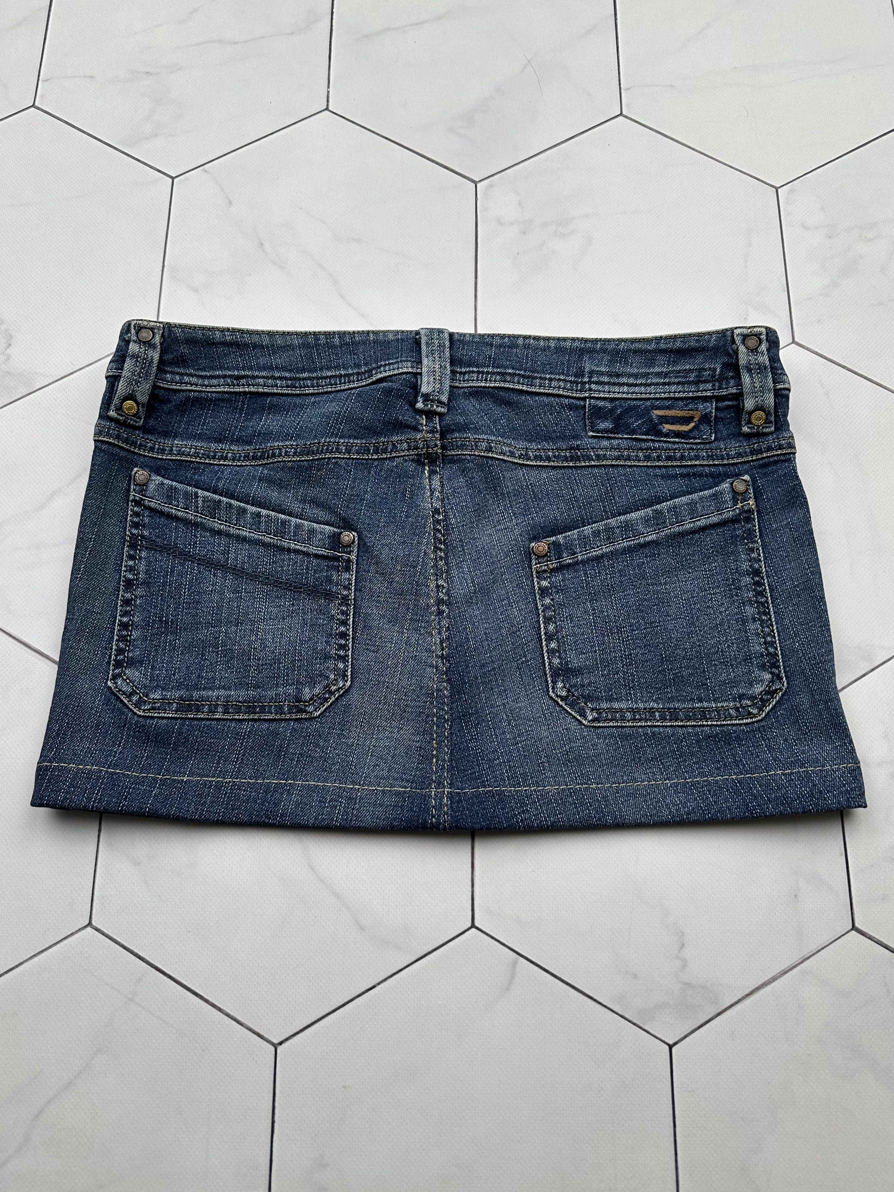 Diesel Diesel Vintage Mini Skirt (B113) Size 29" - 8 Thumbnail