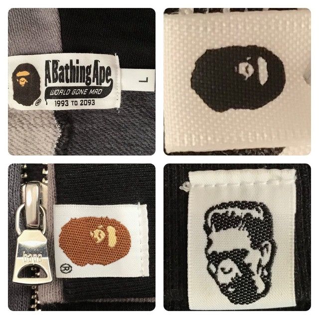 Bape BAPE Crazy color shark full zip hoodie a bathing ape Size US L / EU 52-54 / 3 - 7 Thumbnail