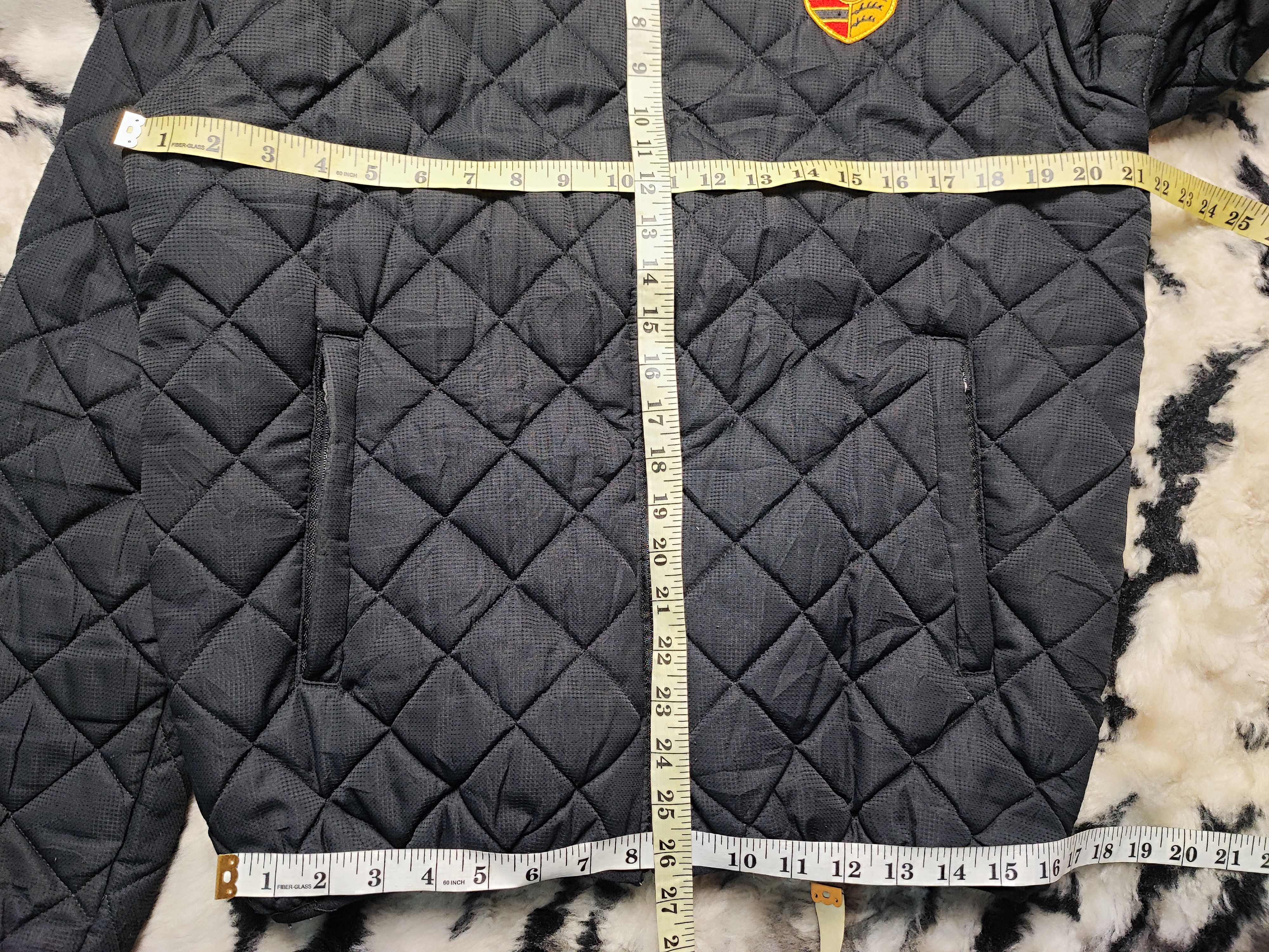 Porsche Design Vintage Porsche Carrera 911 Quilted Racing Jacket Fleece Size US L / EU 52-54 / 3 - 6 Thumbnail