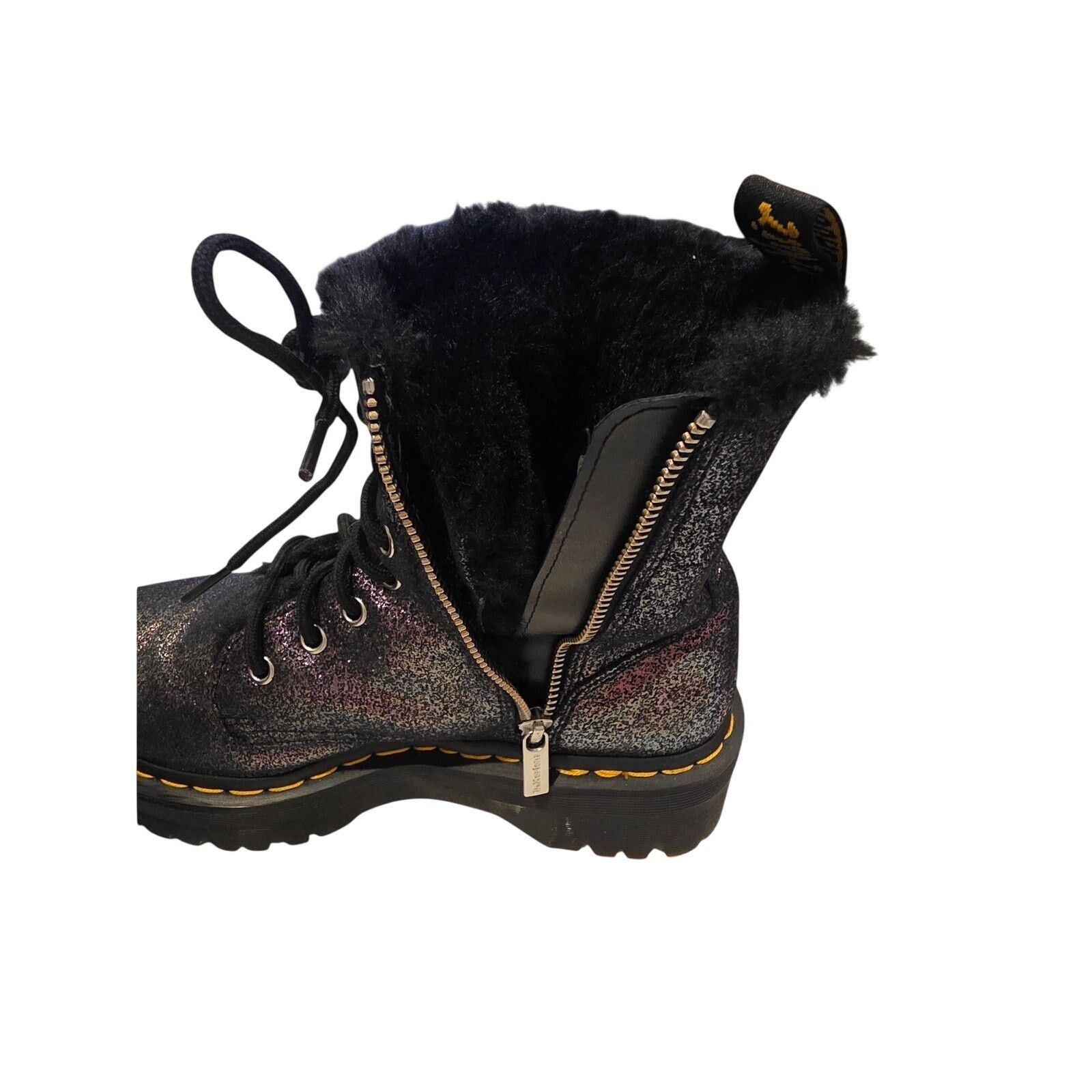 Dr. Martens Dr. Martens womens 8 Shimmer Metallic Boots Purple Fuchsia Size US 8 / IT 38 - 10 Thumbnail
