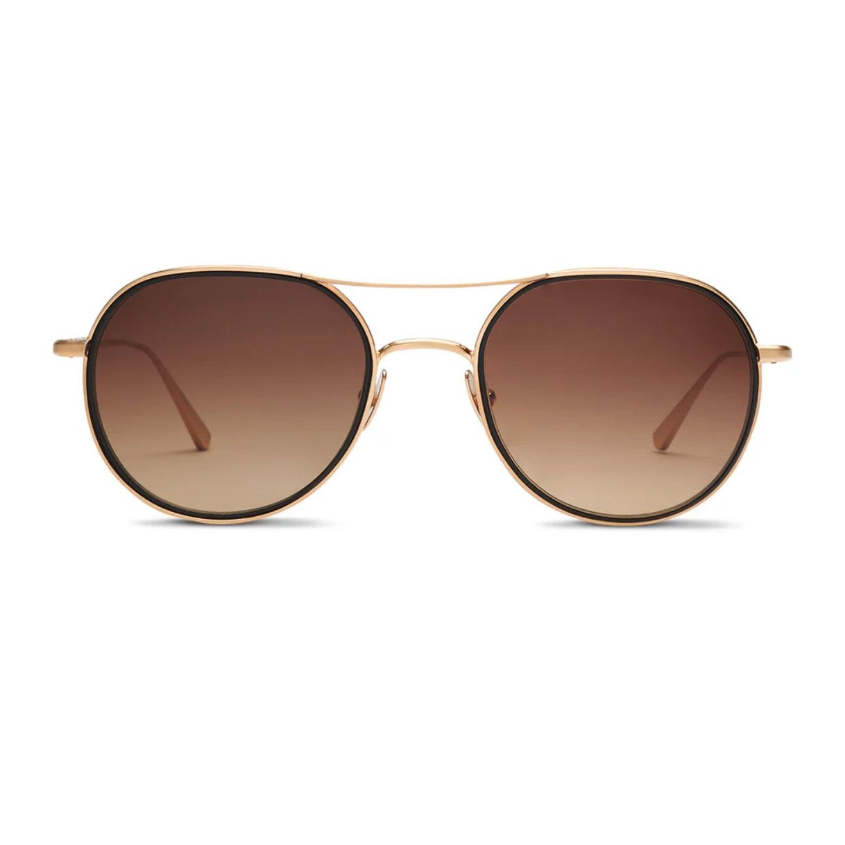 SALT. Optics Salt. Brushed Gold Black Polarized Desna Sunglasses Size ONE SIZE - 11 Thumbnail