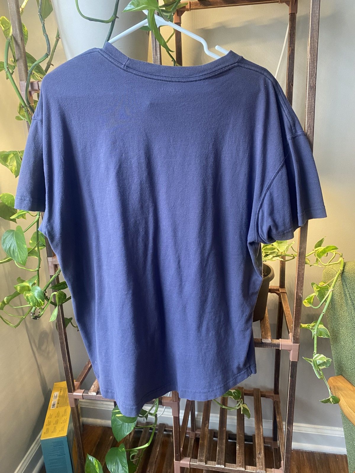 Abercrombie & Fitch Abercrombie & Fitch Soft Oversized Navy Blue T-Shirt Size US L / EU 52-54 / 3 - 5 Thumbnail