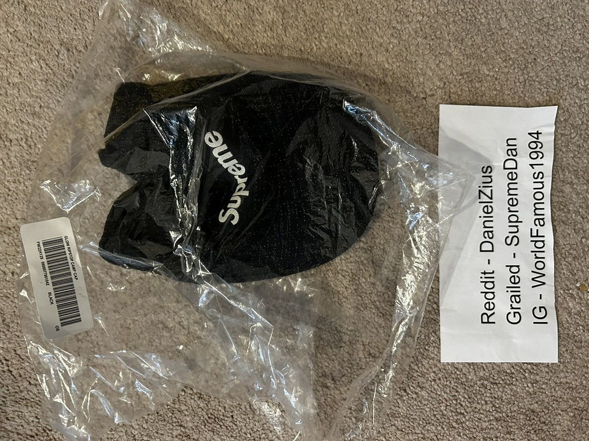 Supreme Supreme Glow Ripstop Camp Cap 'Black' Size ONE SIZE - 4 Thumbnail