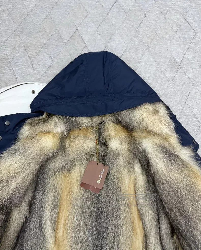 Loro Piana Loro Piana Arctic Silver Fox Fur Coat, Outer Shell Waterpr Size US M / EU 48-50 / 2 - 6 Thumbnail