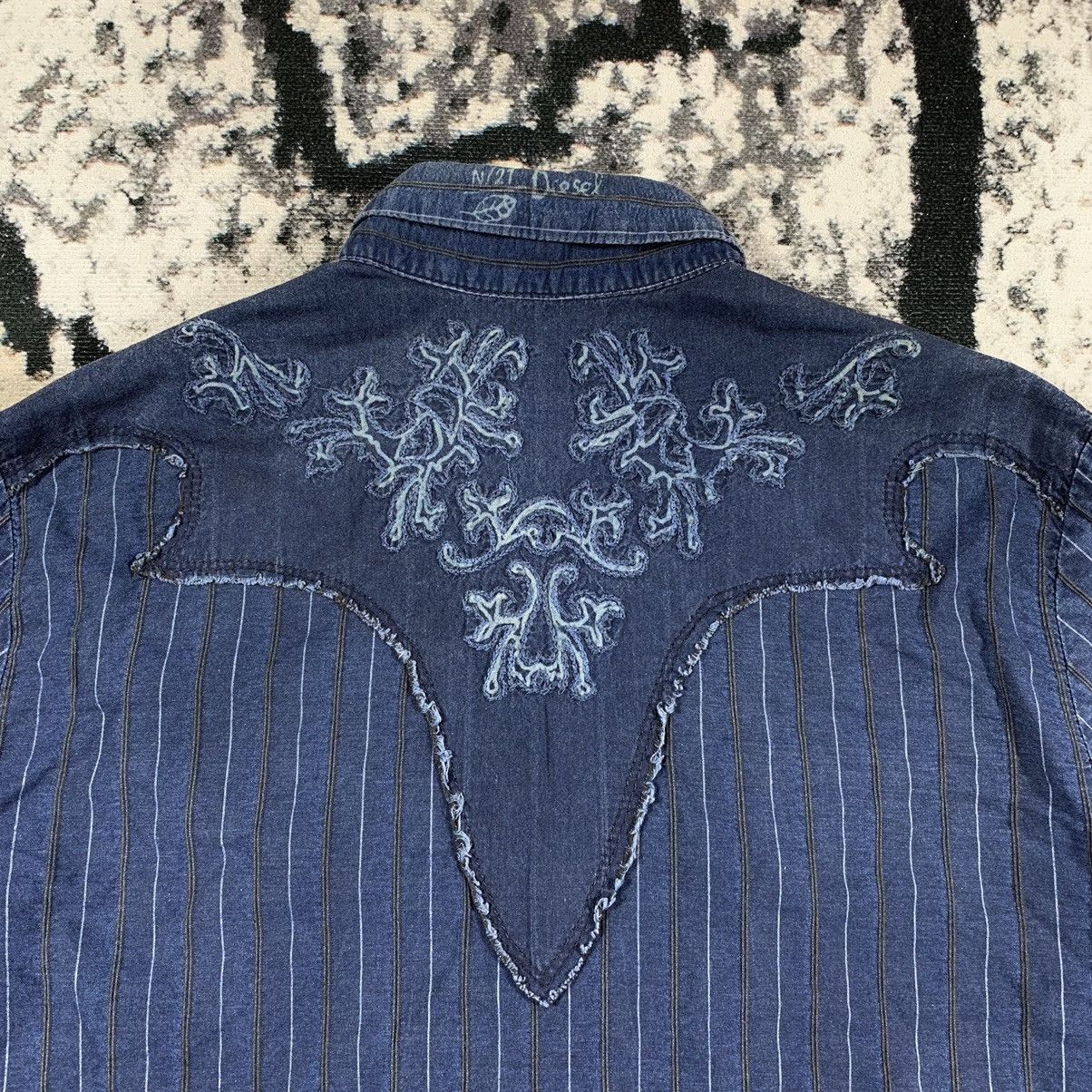 Diesel × Vintage DIESEL Western Style Shirt Jeans Embroidery y2k Size US L / EU 52-54 / 3 - 5 Thumbnail