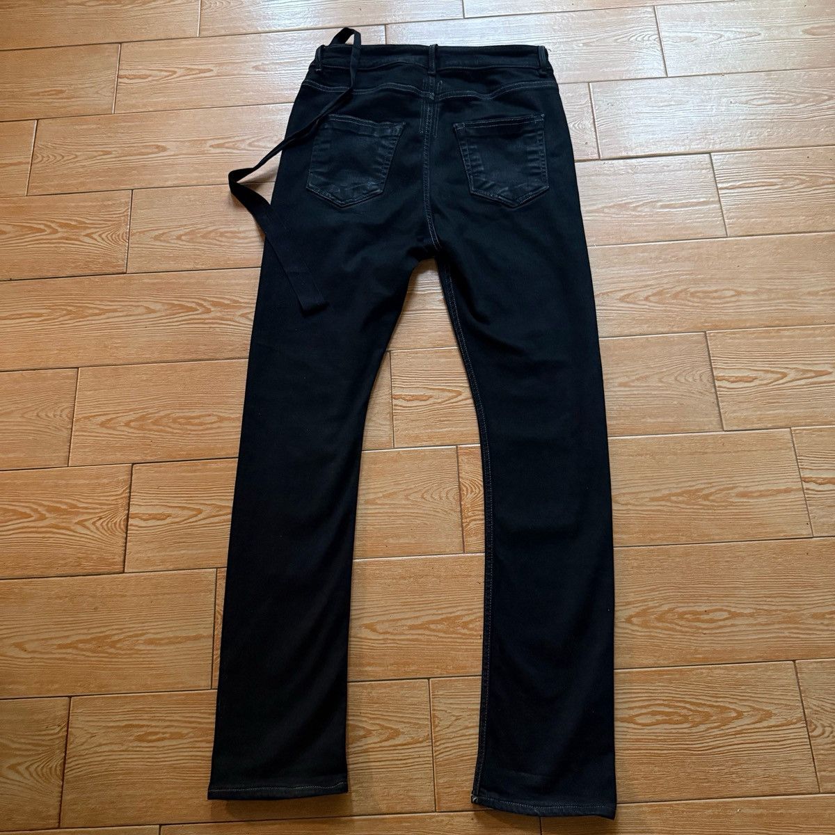 Rick Owens Rick Owen Detroit cut waxed denim Size US 31 - 3 Thumbnail