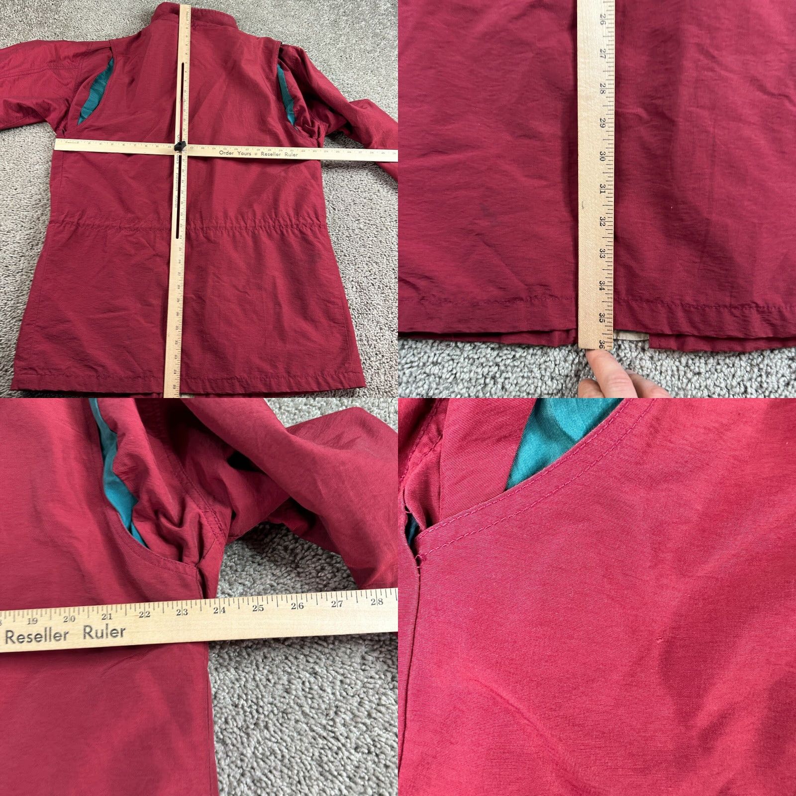 Eddie Bauer VINTAGE Eddie Bauer Jacket Mens Large Red Cotton Nylon Blend Utility Coat 90s Size US L / EU 52-54 / 3 - 9 Thumbnail